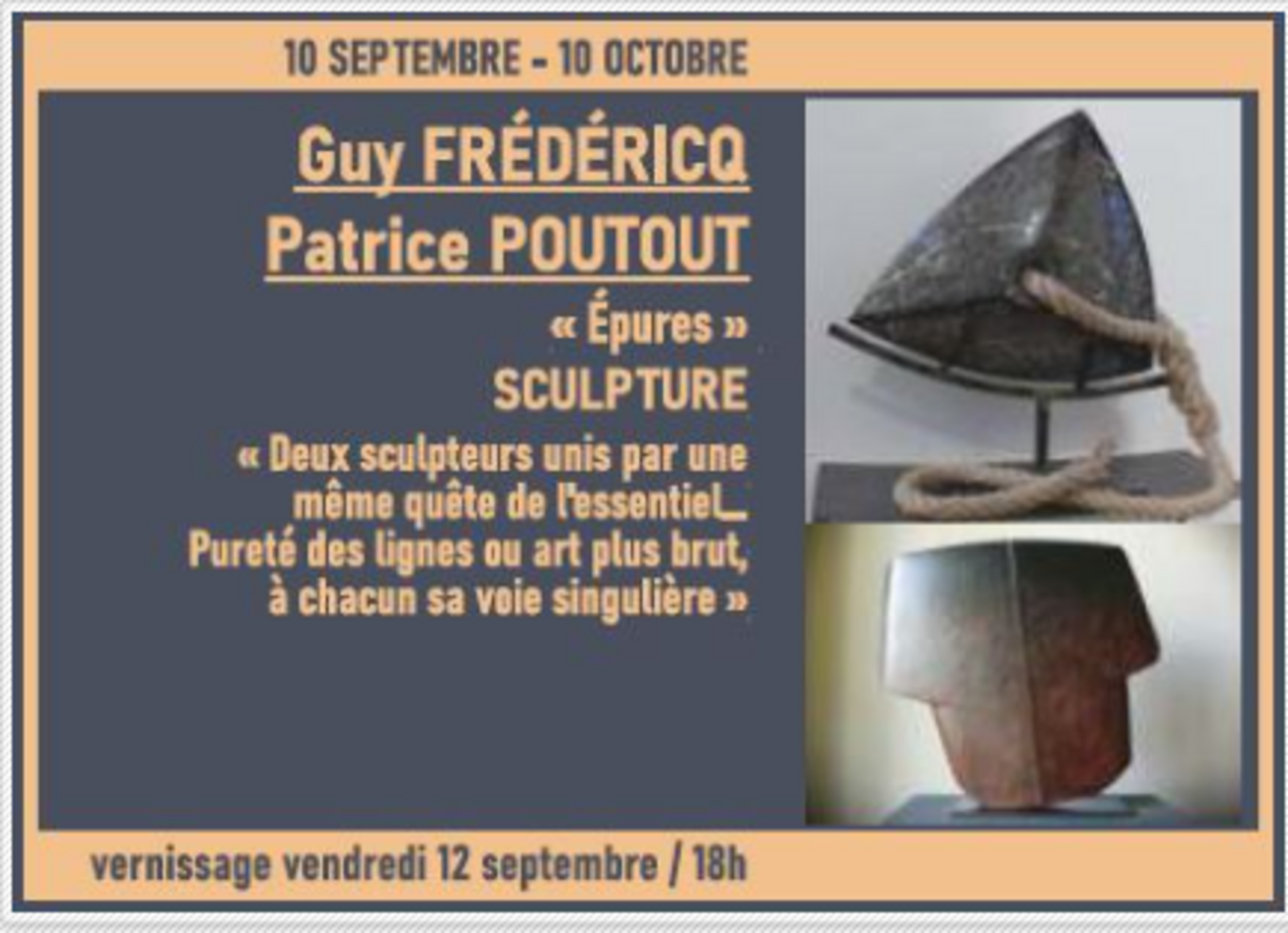 Exposition sculpture 
