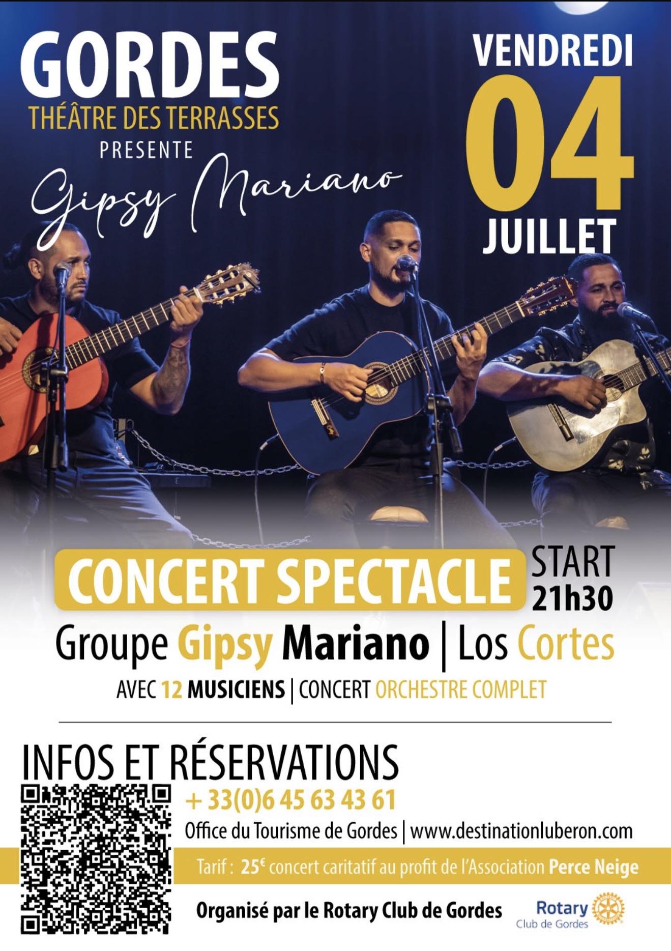 Grand Concert des Gipsy Mariano Los Cortes