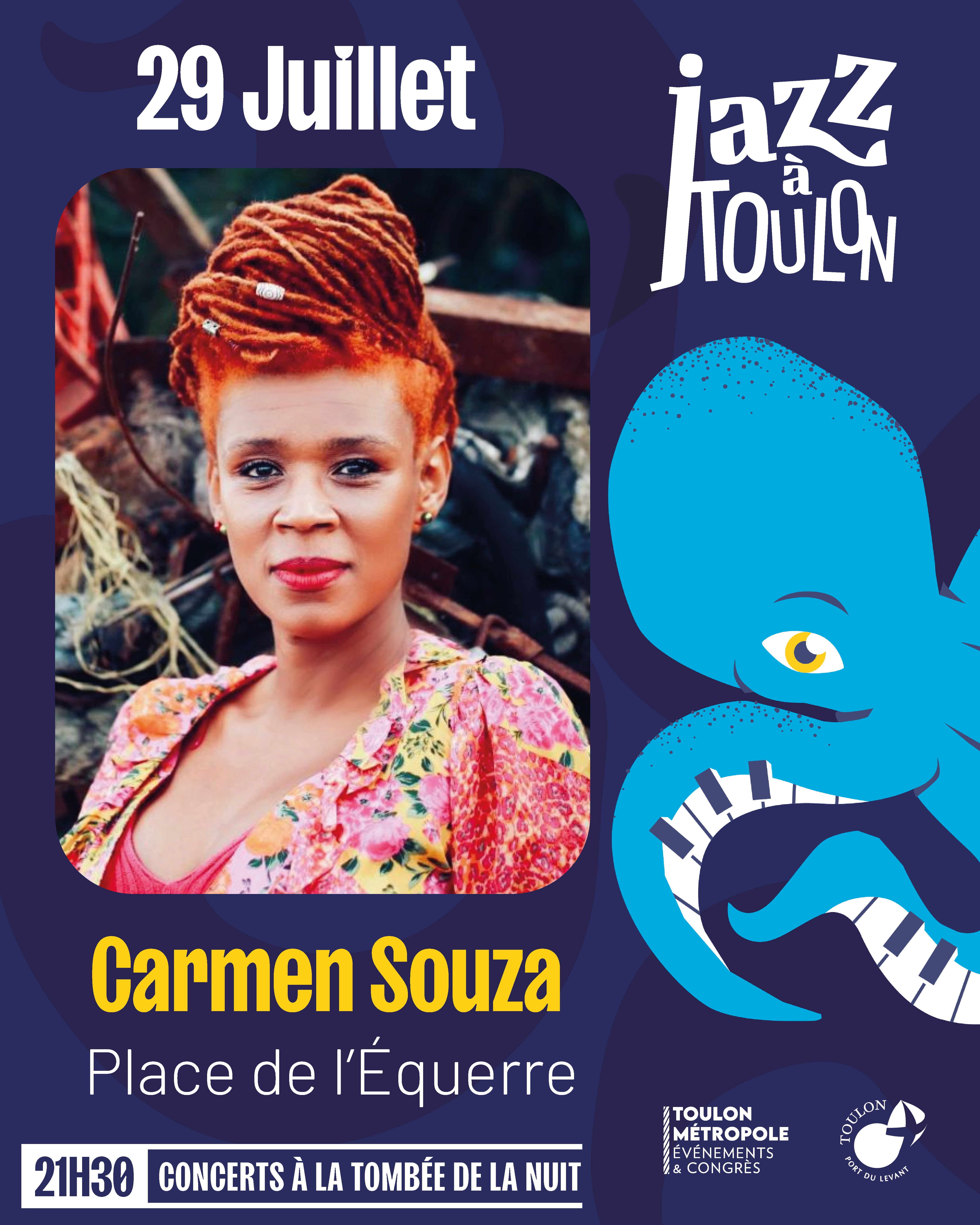 Concert - Carmen Souza - Jazz  Toulon 2025