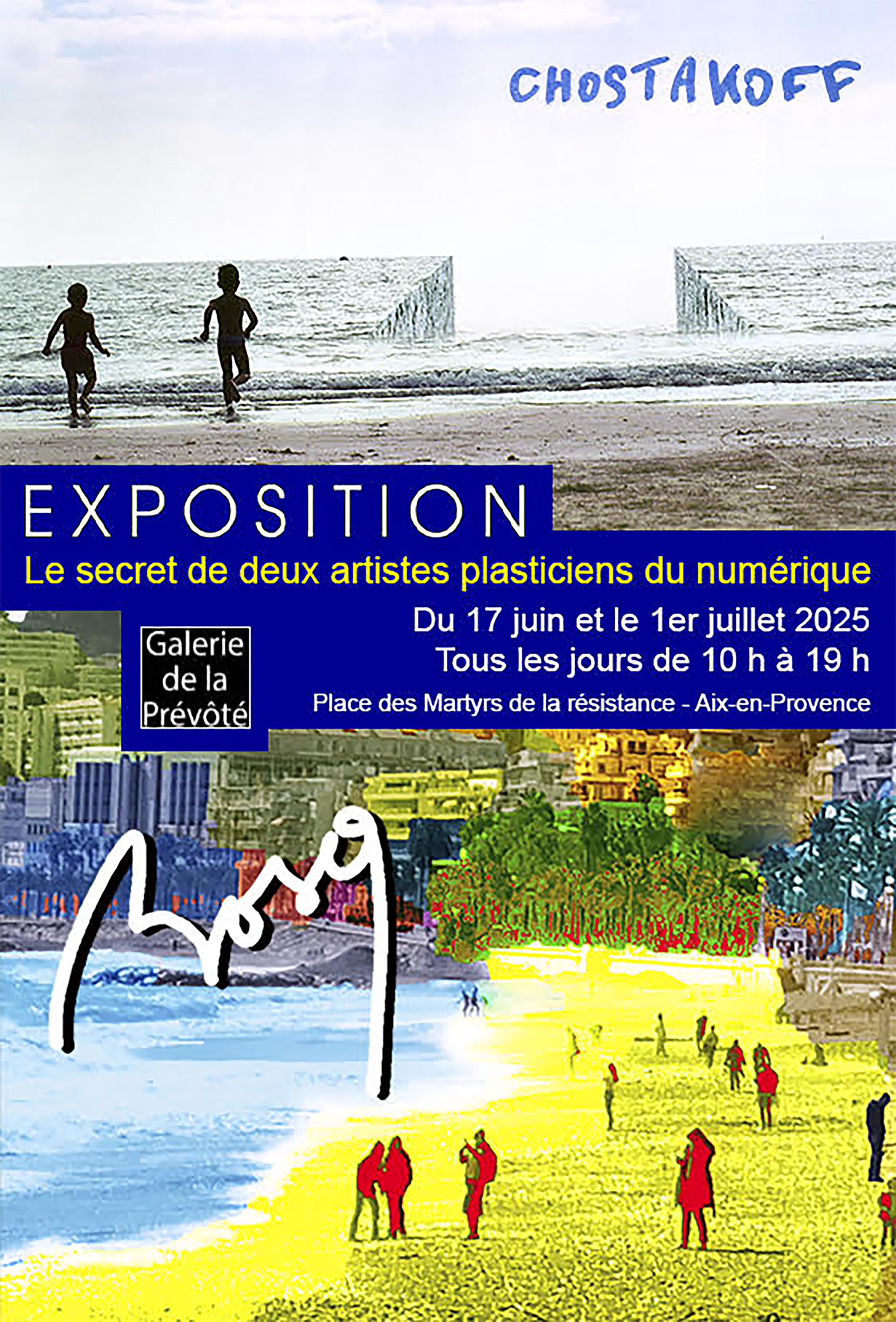 Exposition Bosq - Chostakoff en centre Aix