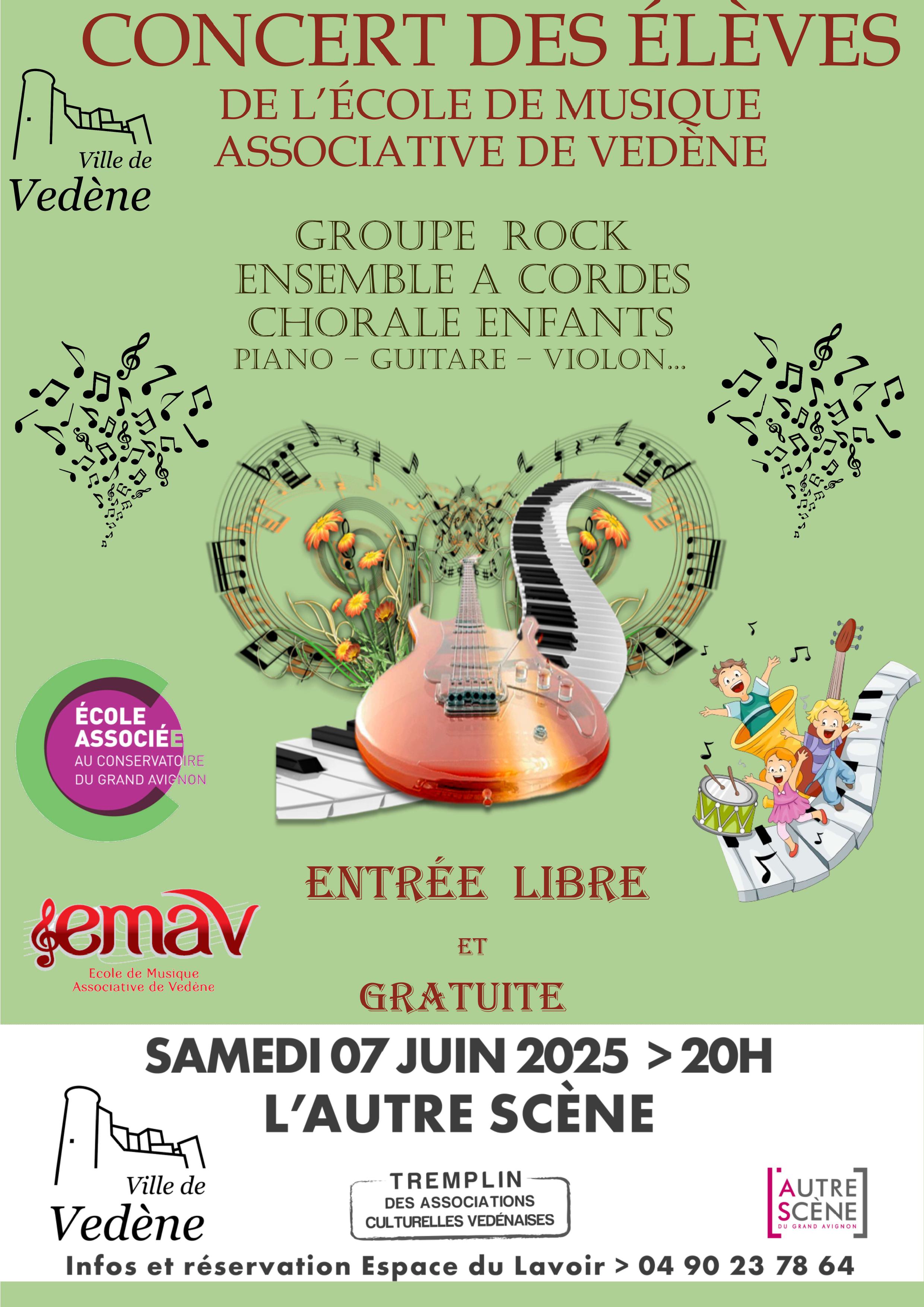 Concert des lves de l'EMAV
