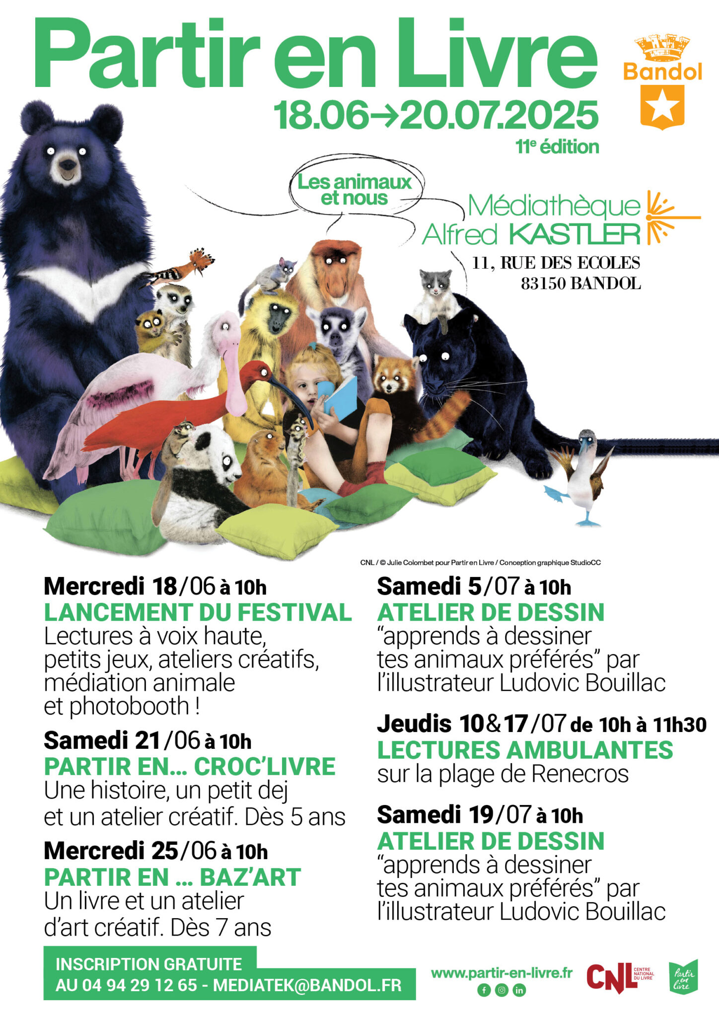 Lancement du festival Partir en livre