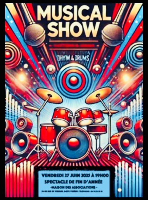 Spectacle de fin d'anne Rhythm & Drums