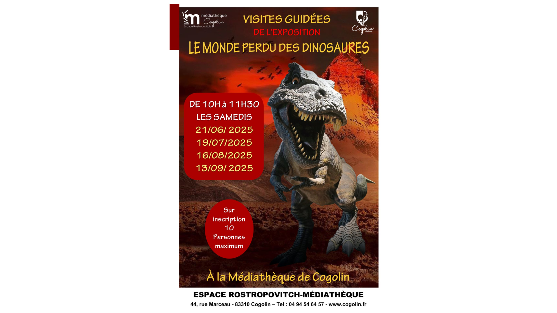 Visites guides de l'exposition 