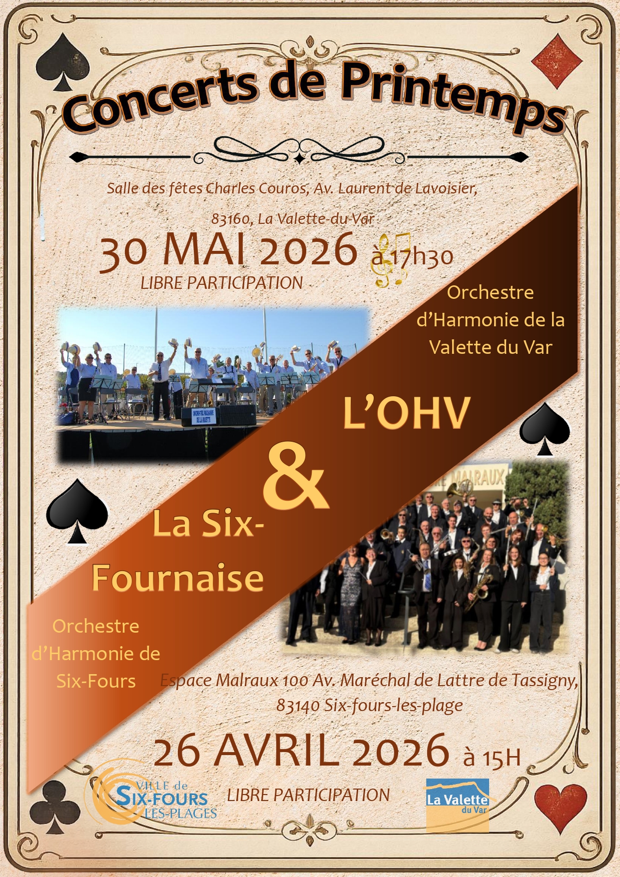 Concert de Printemps de l'Orchestre d'Harmonie de La Valette