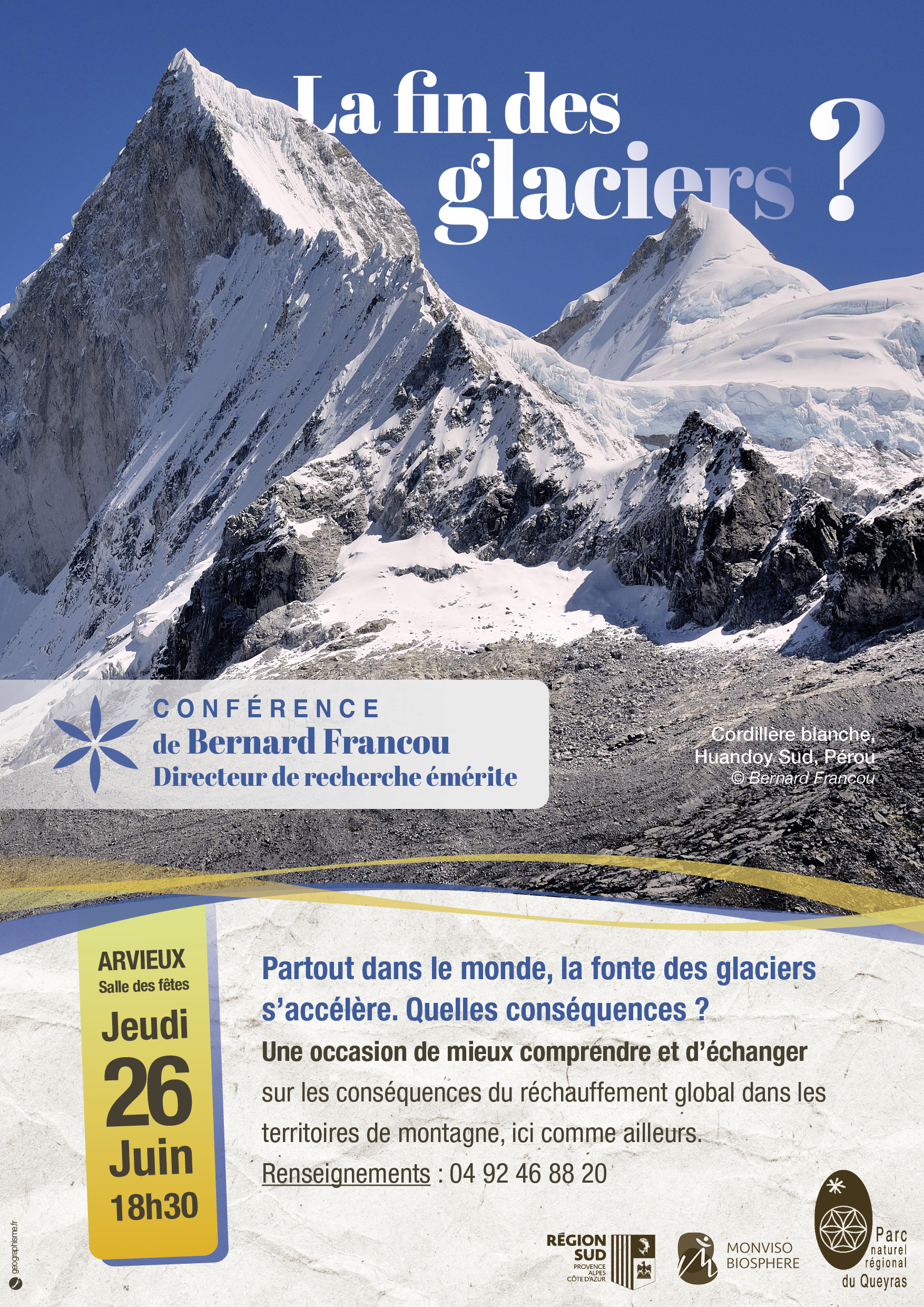 Confrence - La fin des glaciers ?