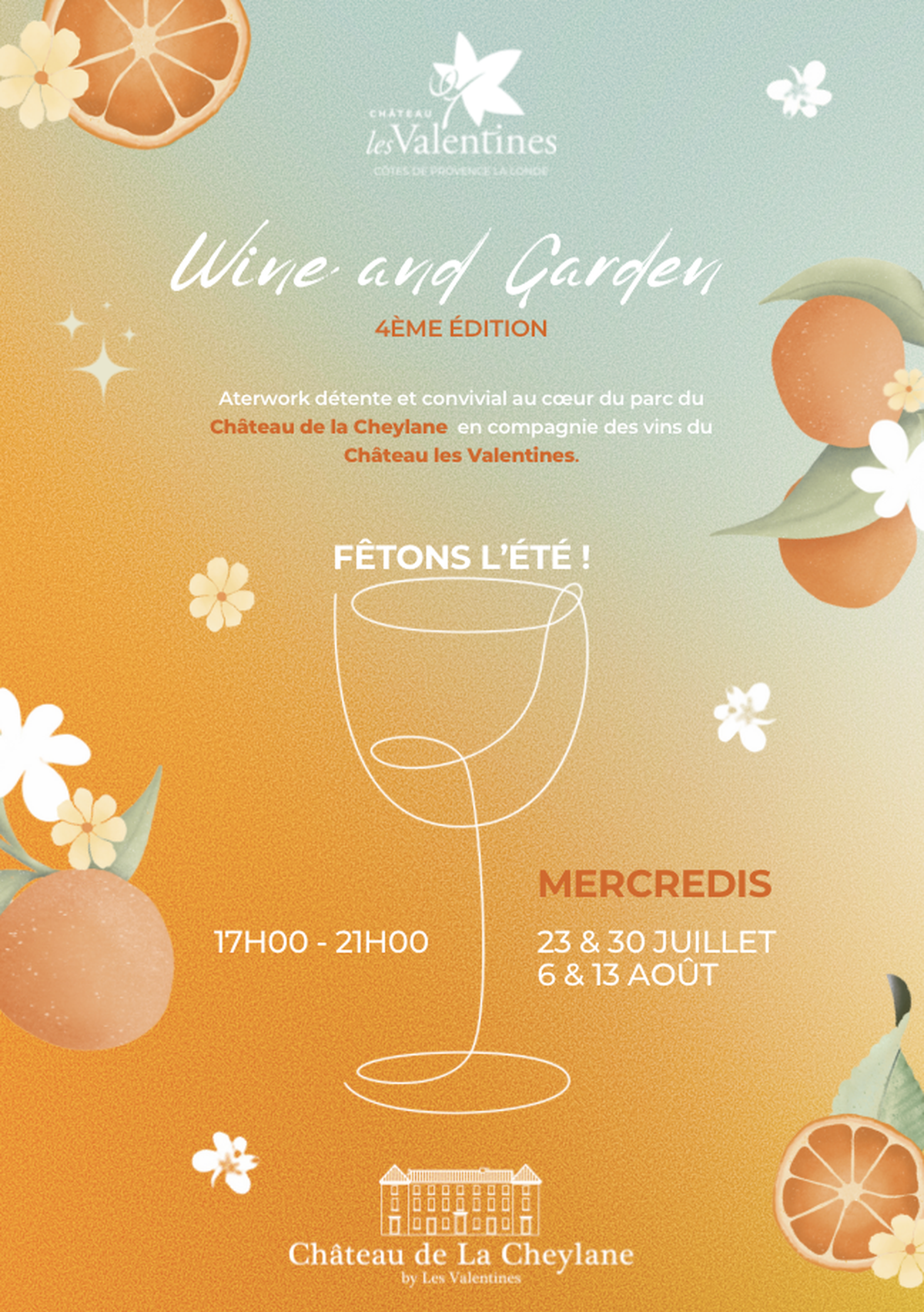 Wine and Garden au Chteau de la Cheylane by Chteau Les Valentines