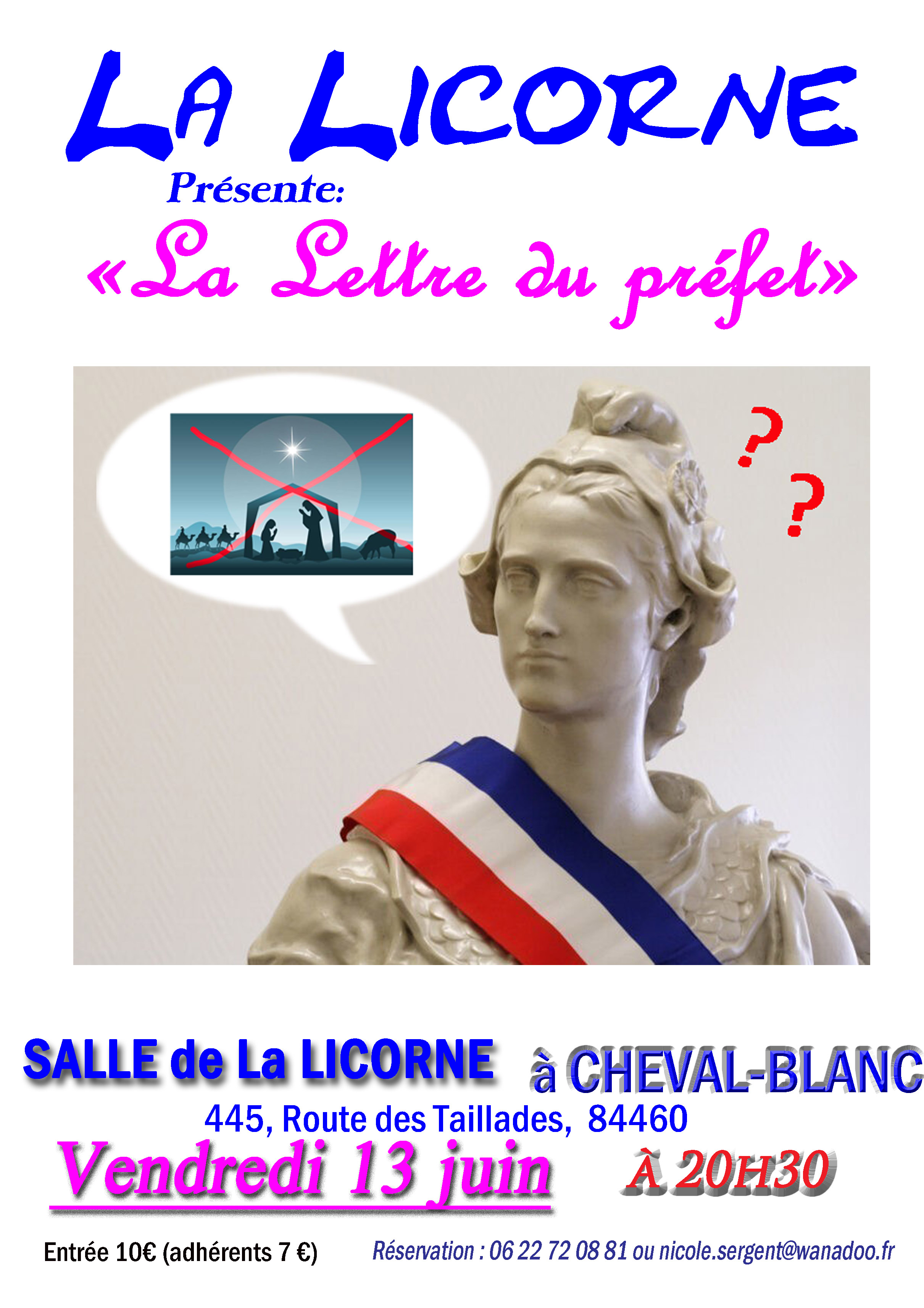 La lettre du prfet - Thtre