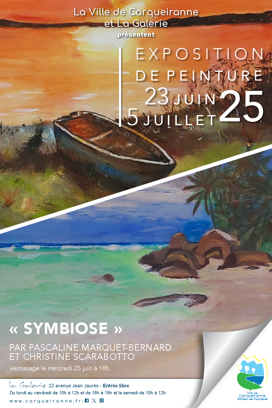 Exposition de Pascaline Marquet-Bernard et Christine Scarabotto