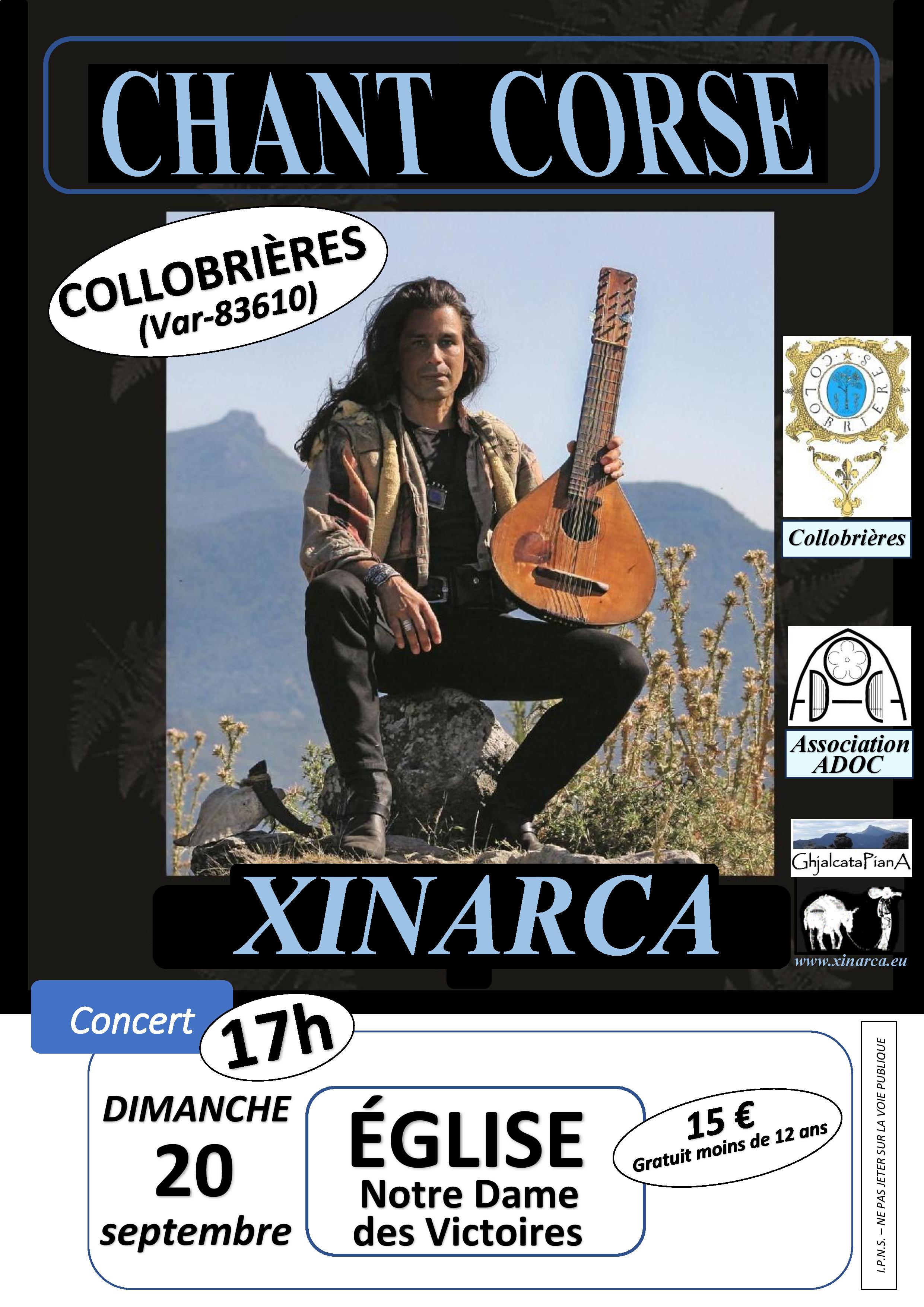 Concert de Xinarca, chant corse