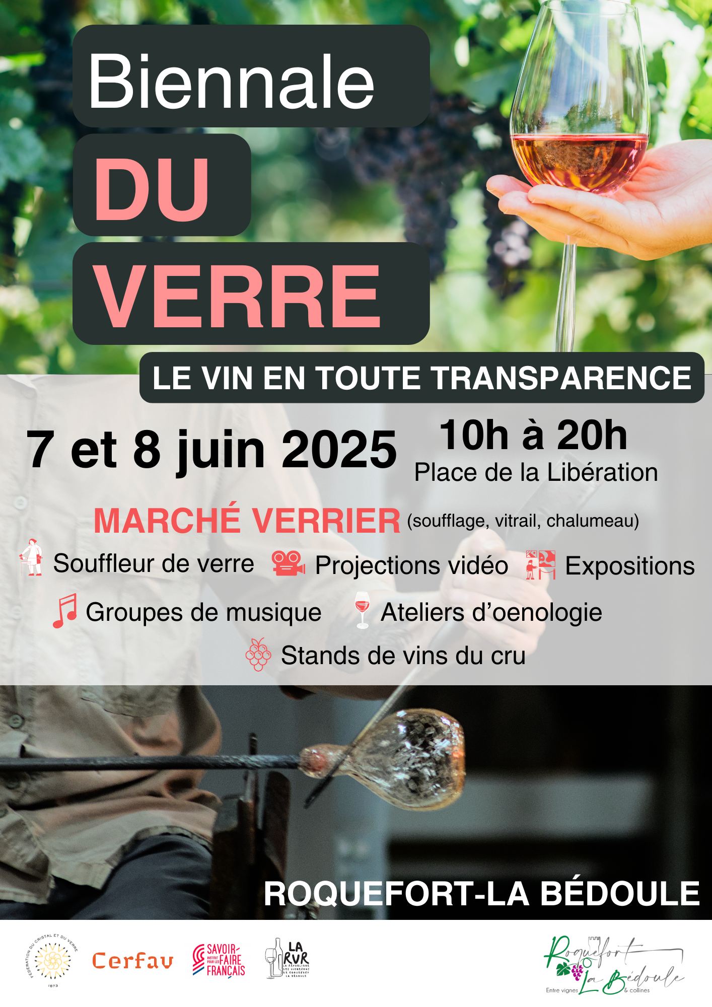 Biennale du verre : le vin en toute transparence
