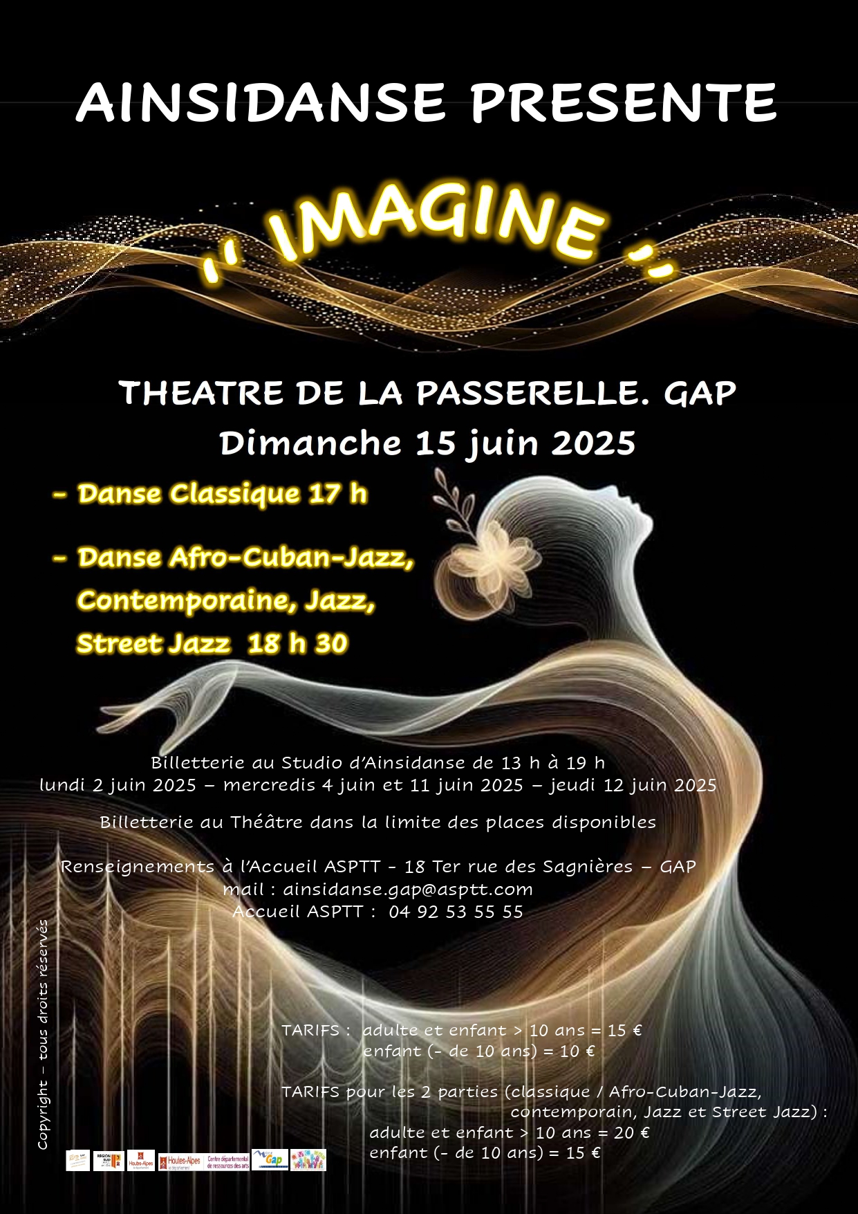 Spectacle de danse Imagine par l'cole Ainsidanse