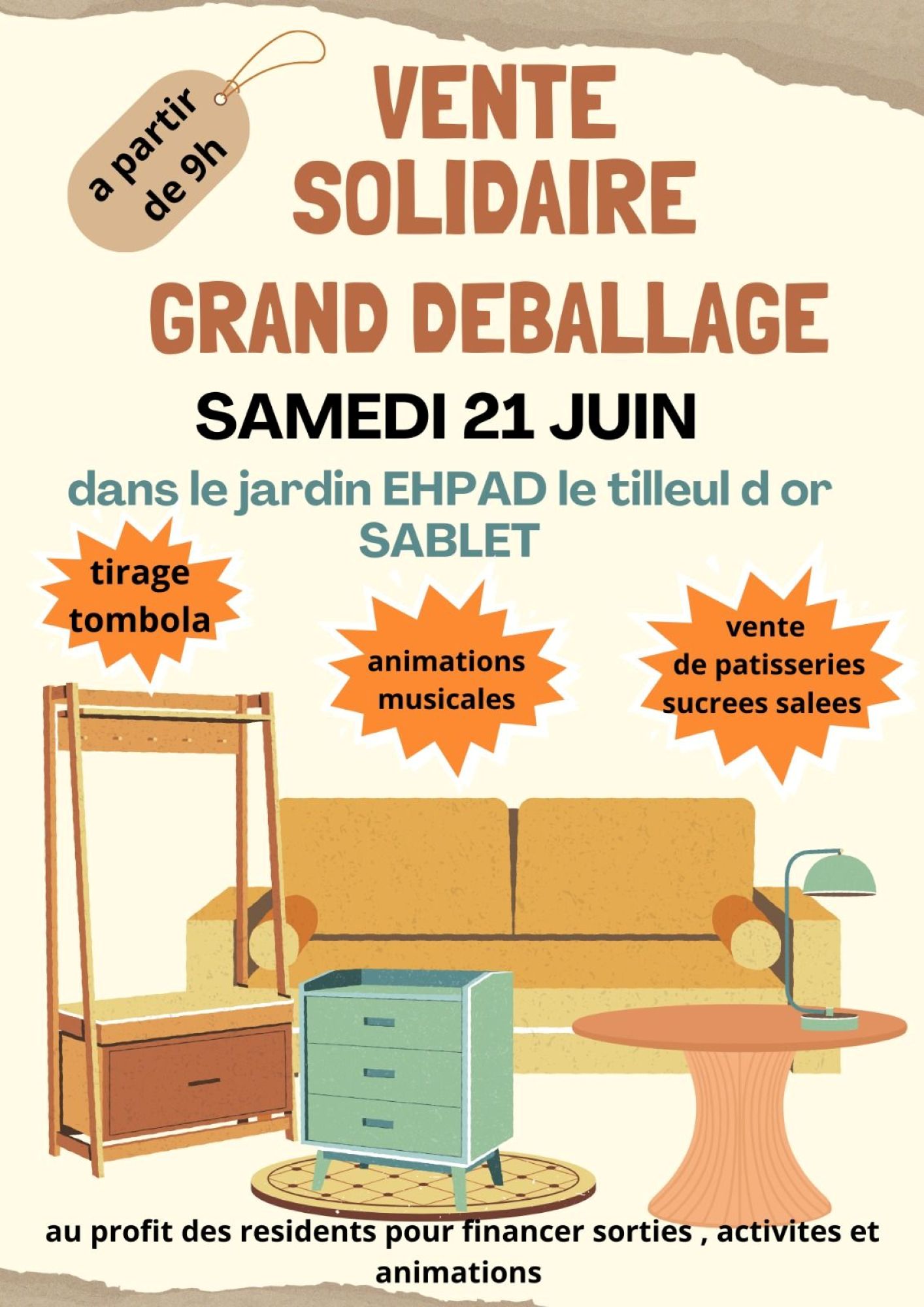 Vente solidaire - Grand dballage