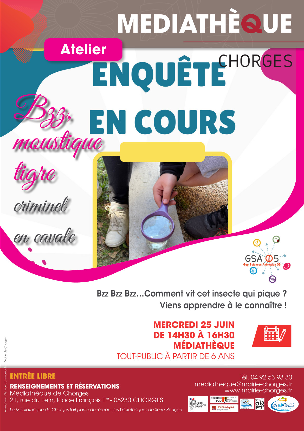 Atelier - Bzz moustique tigre, criminel en cavale