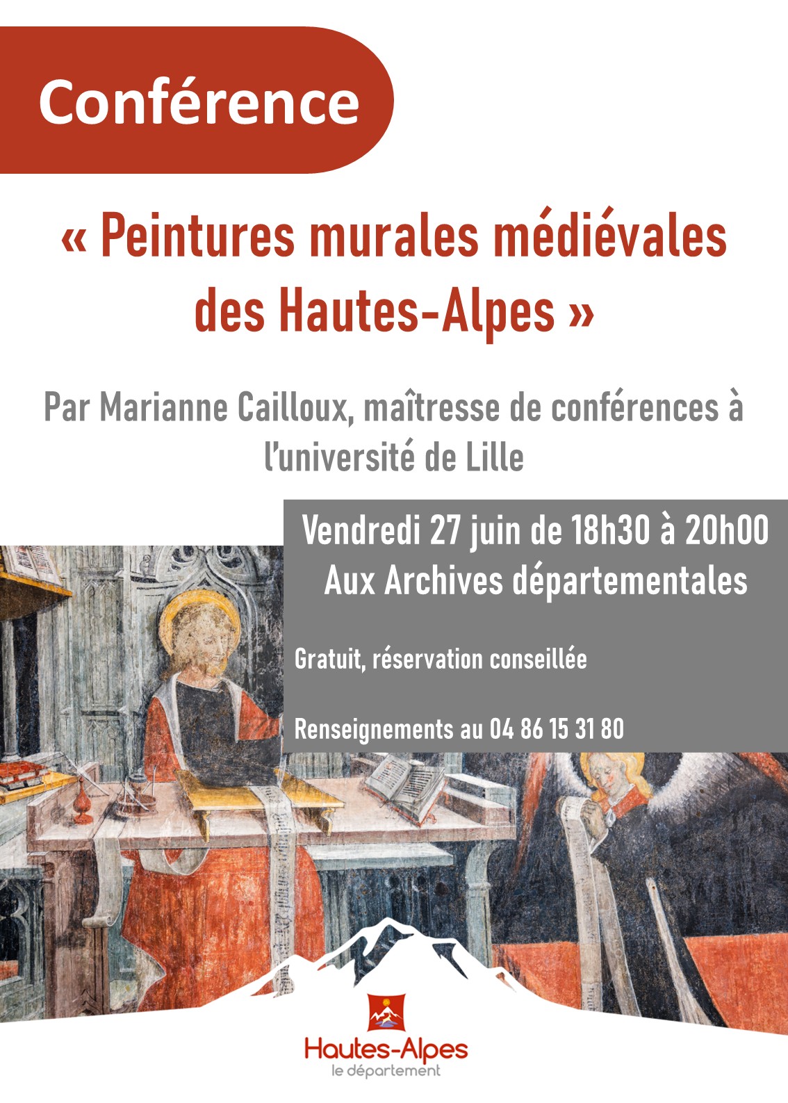 Confrence Peintures murales mdivales des Hautes-Alpes