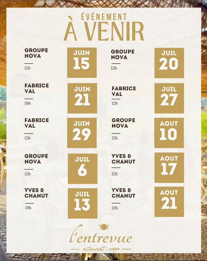Les moments musicaux  l'Entrevue