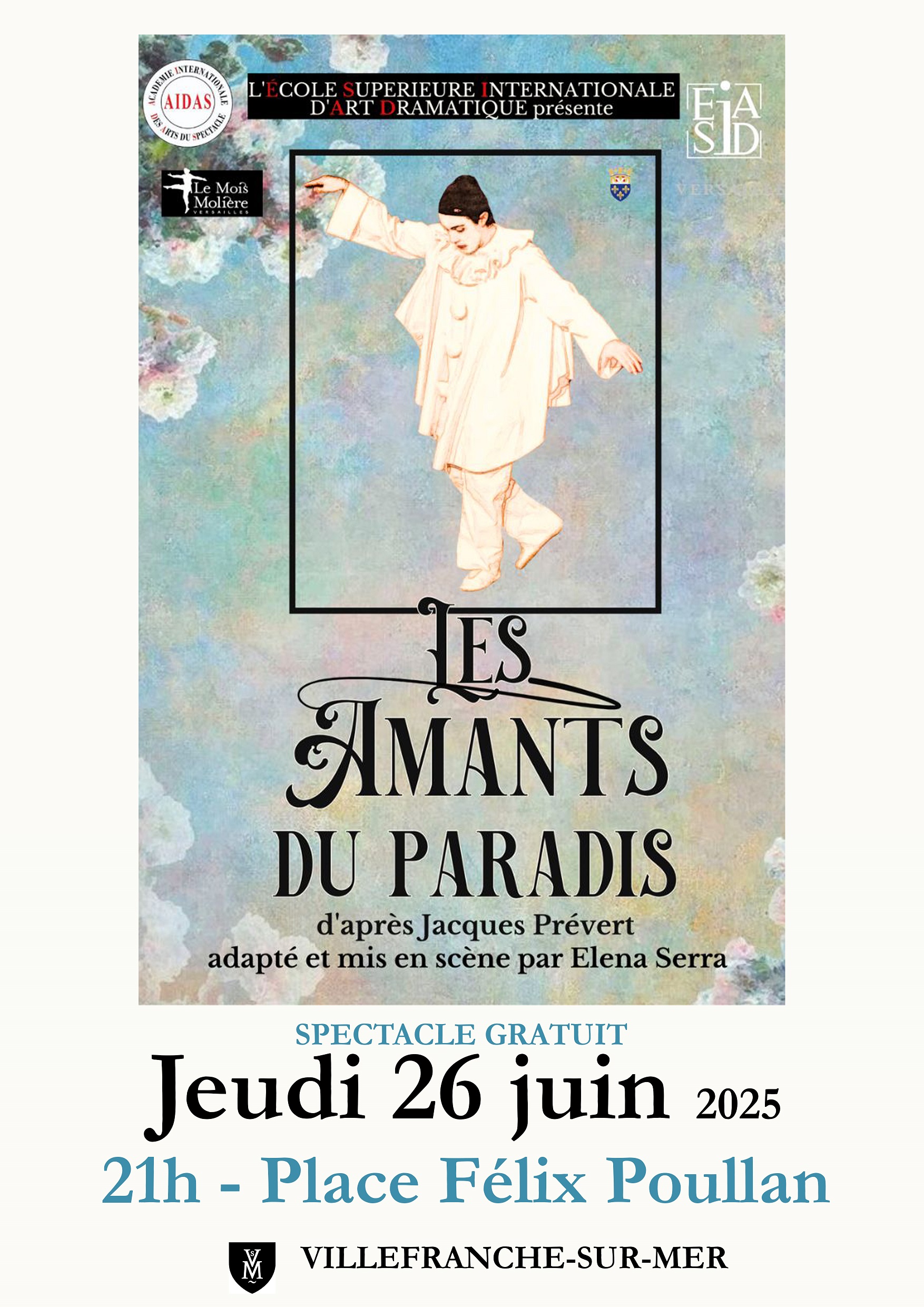 Reprsentation de l'Acadmie Internationale des Arts du Spectacle de Versailles
