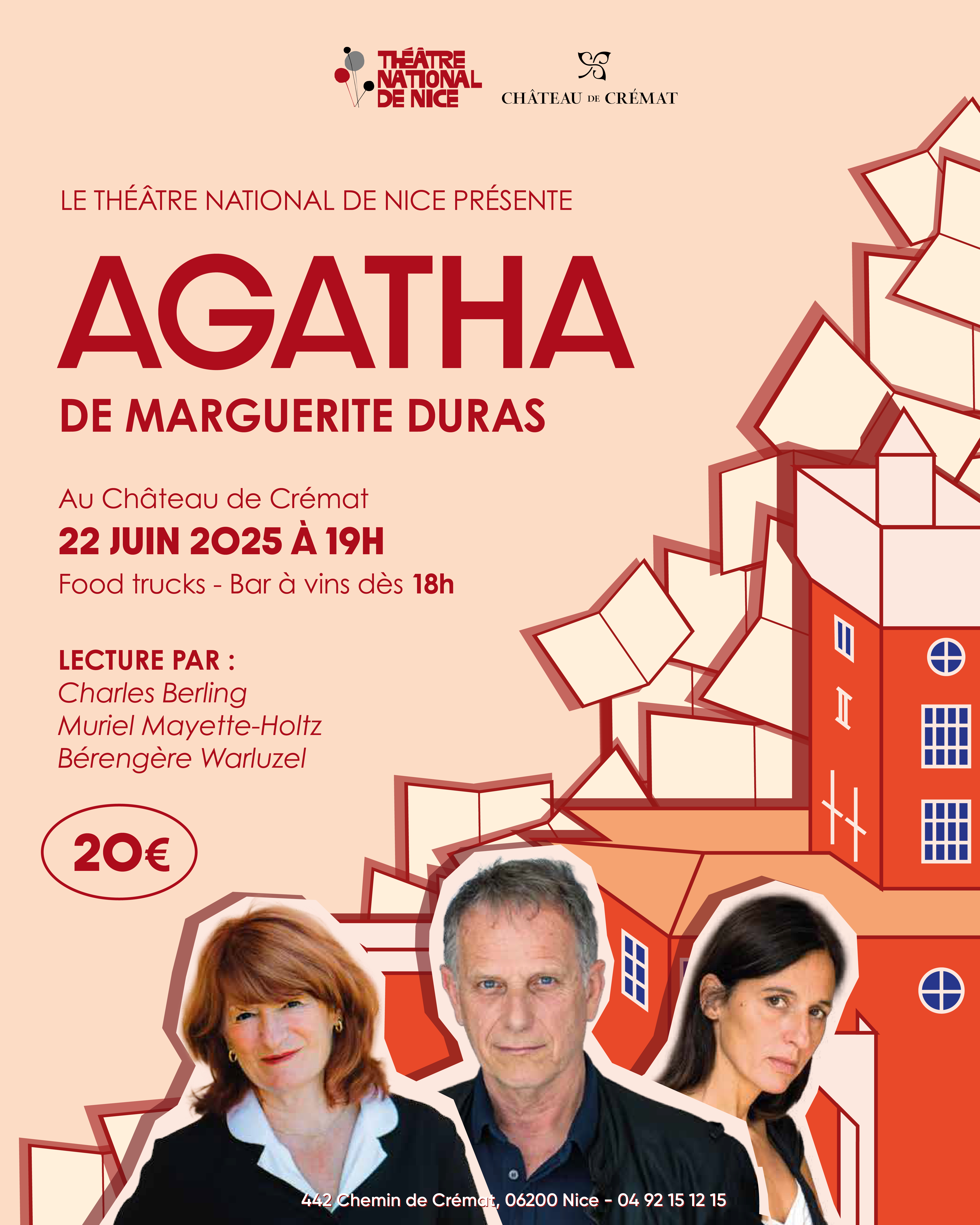 Lecture de Agatha - Par Charles Berling et Brengre Warluzel