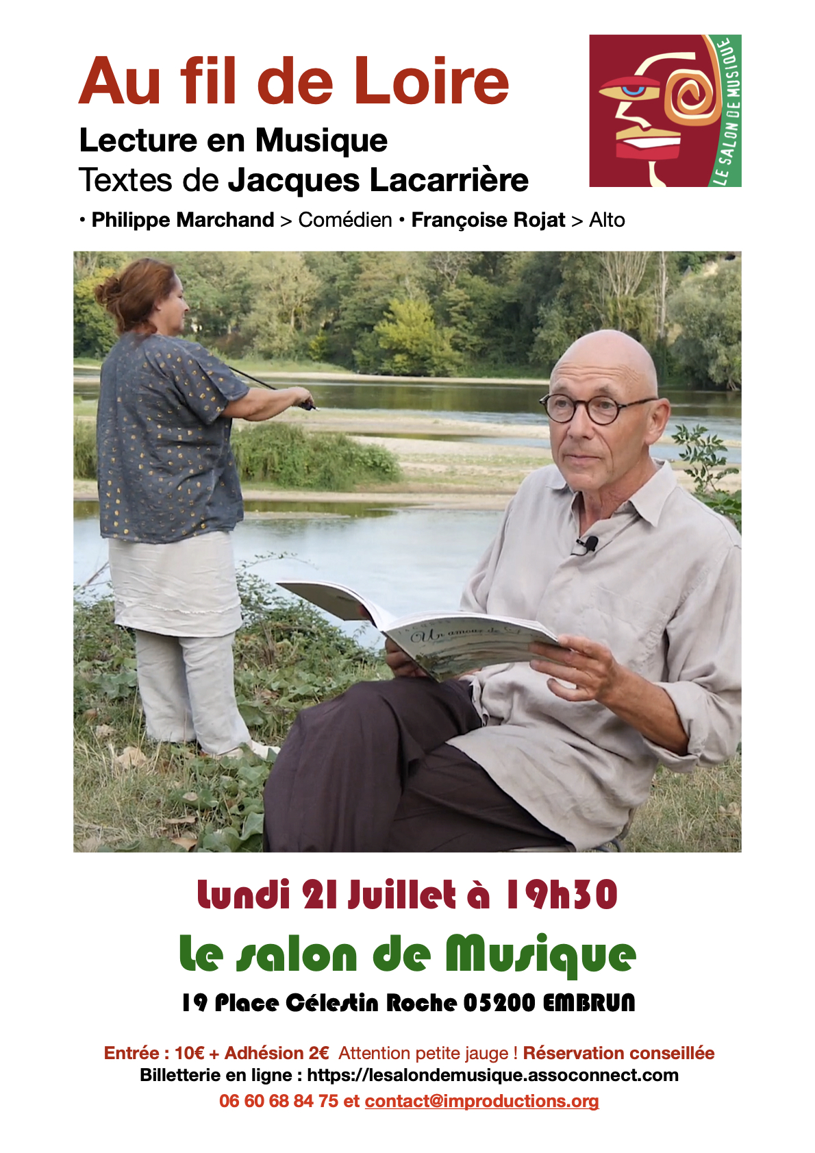 Au fil de Loire - Lecture en Musique