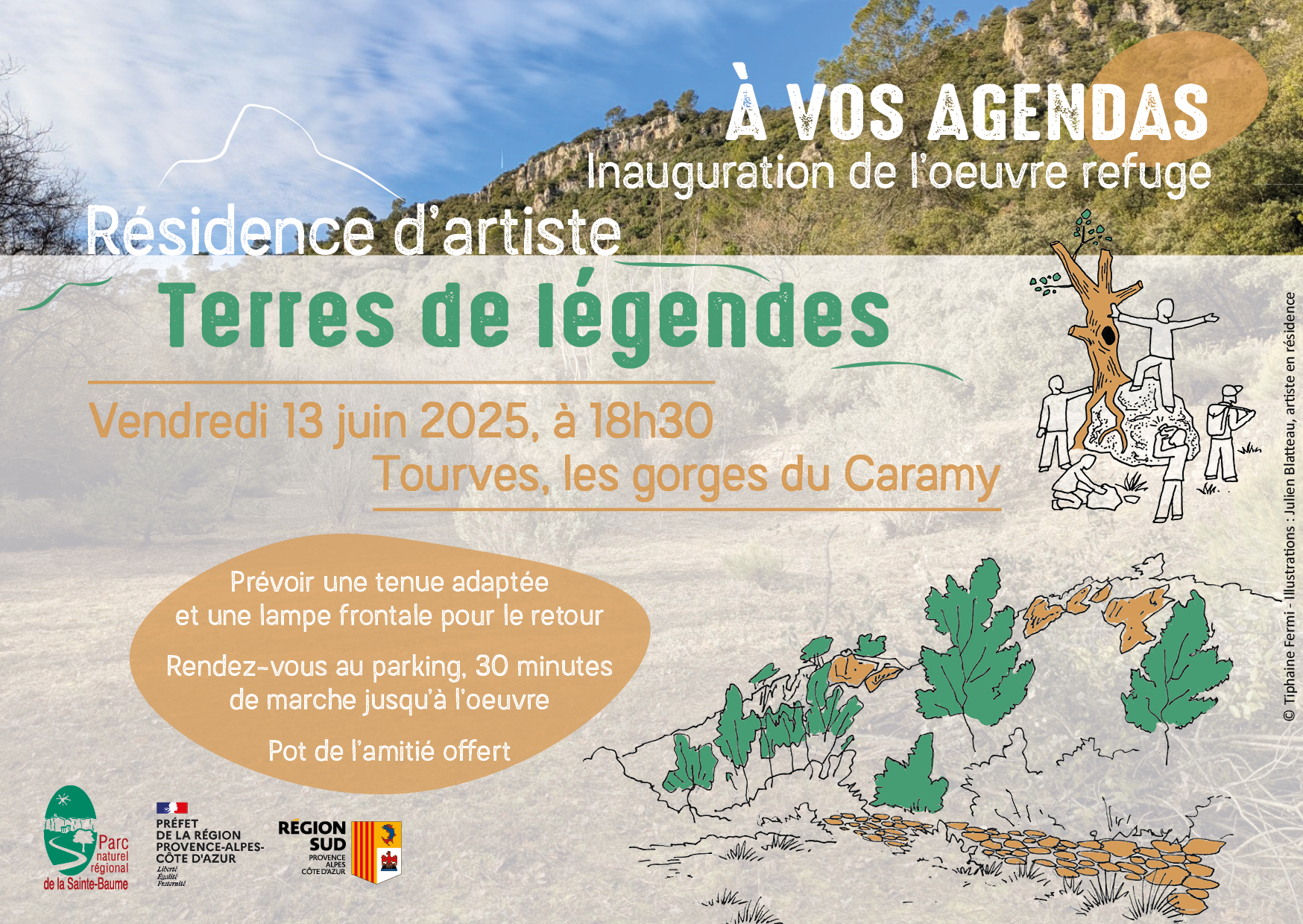 Terres de lgendes : inauguration