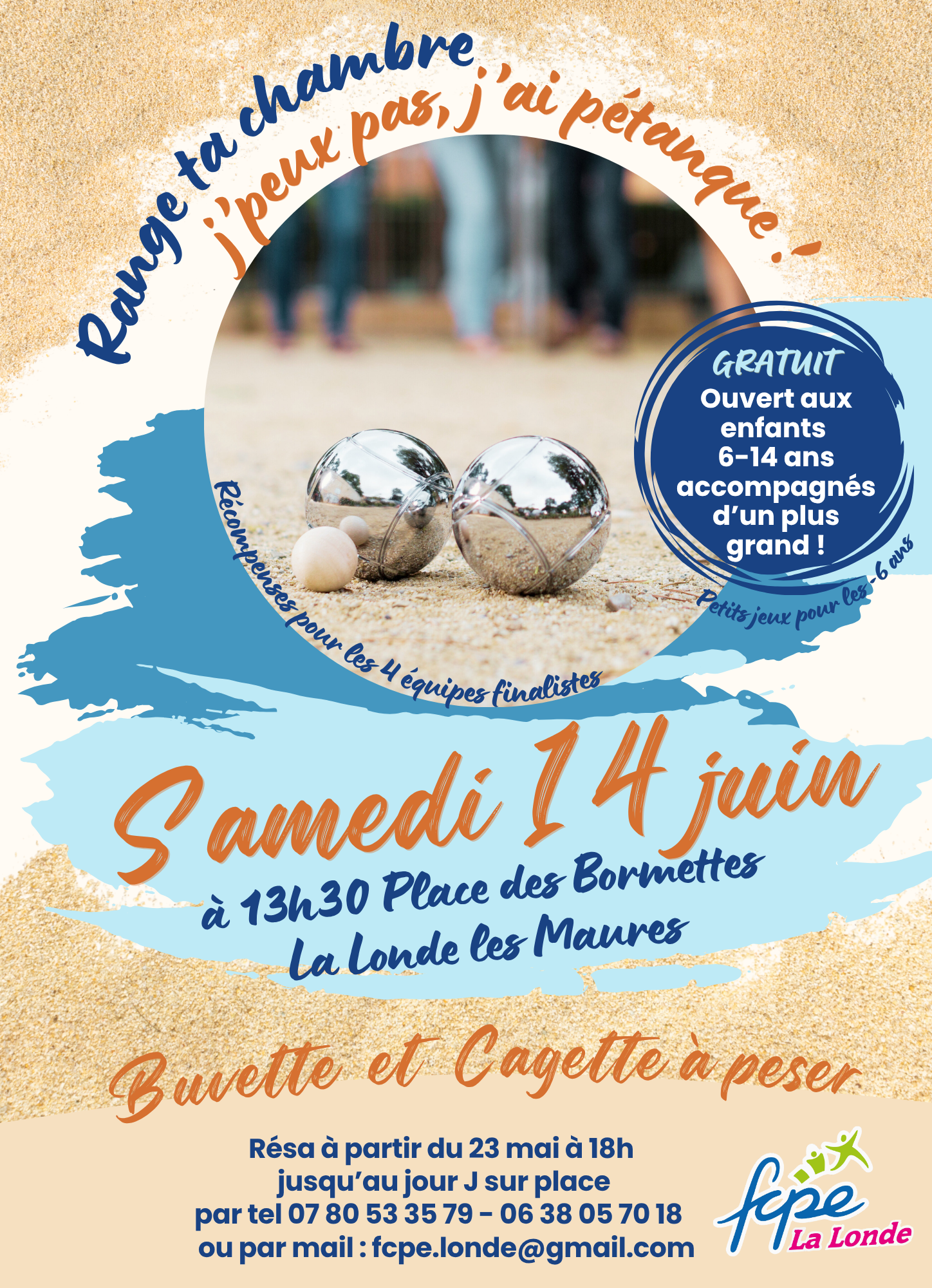Rencontre ptanque par la FCPE