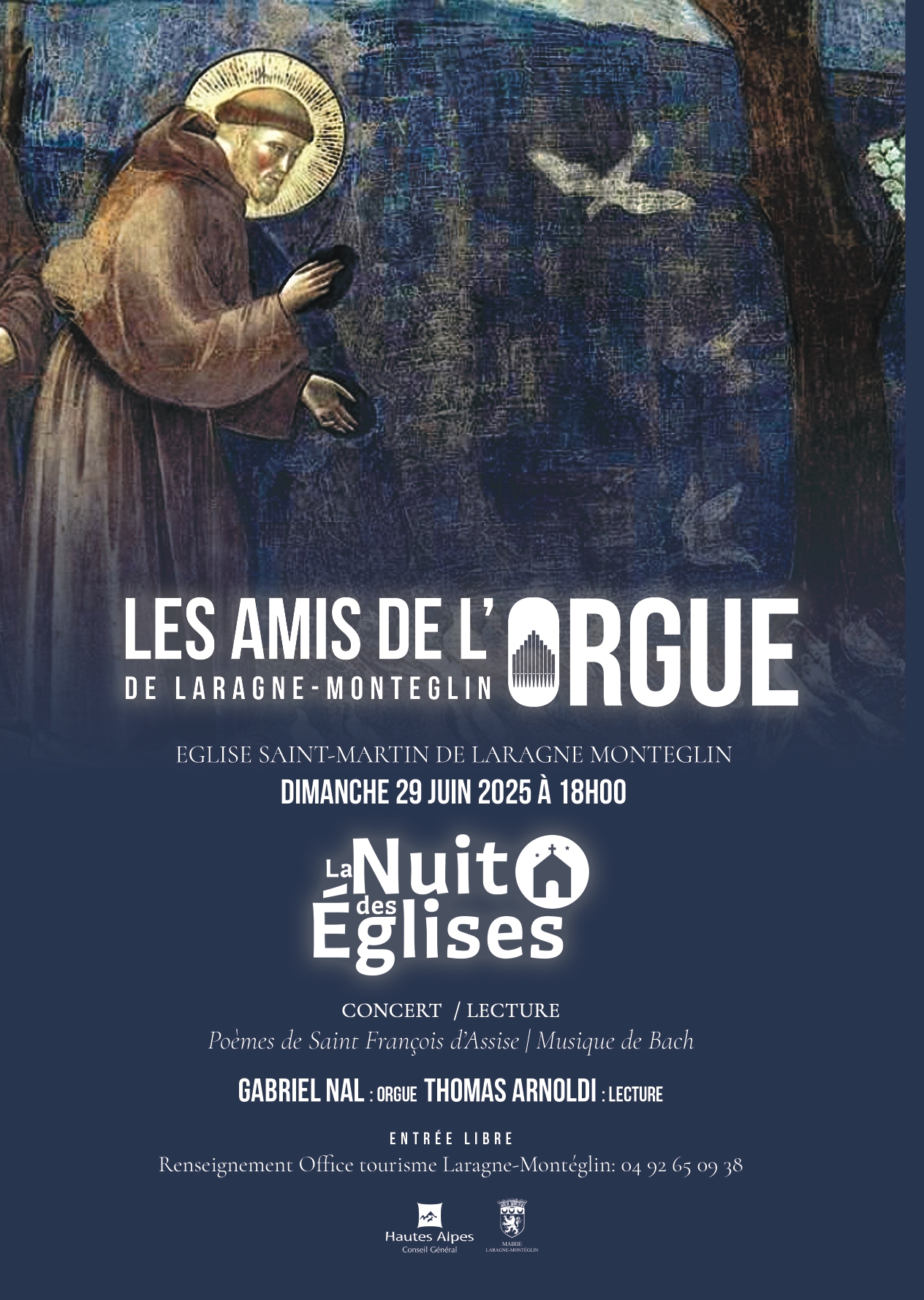 La Nuit des Eglises : concert - lecture