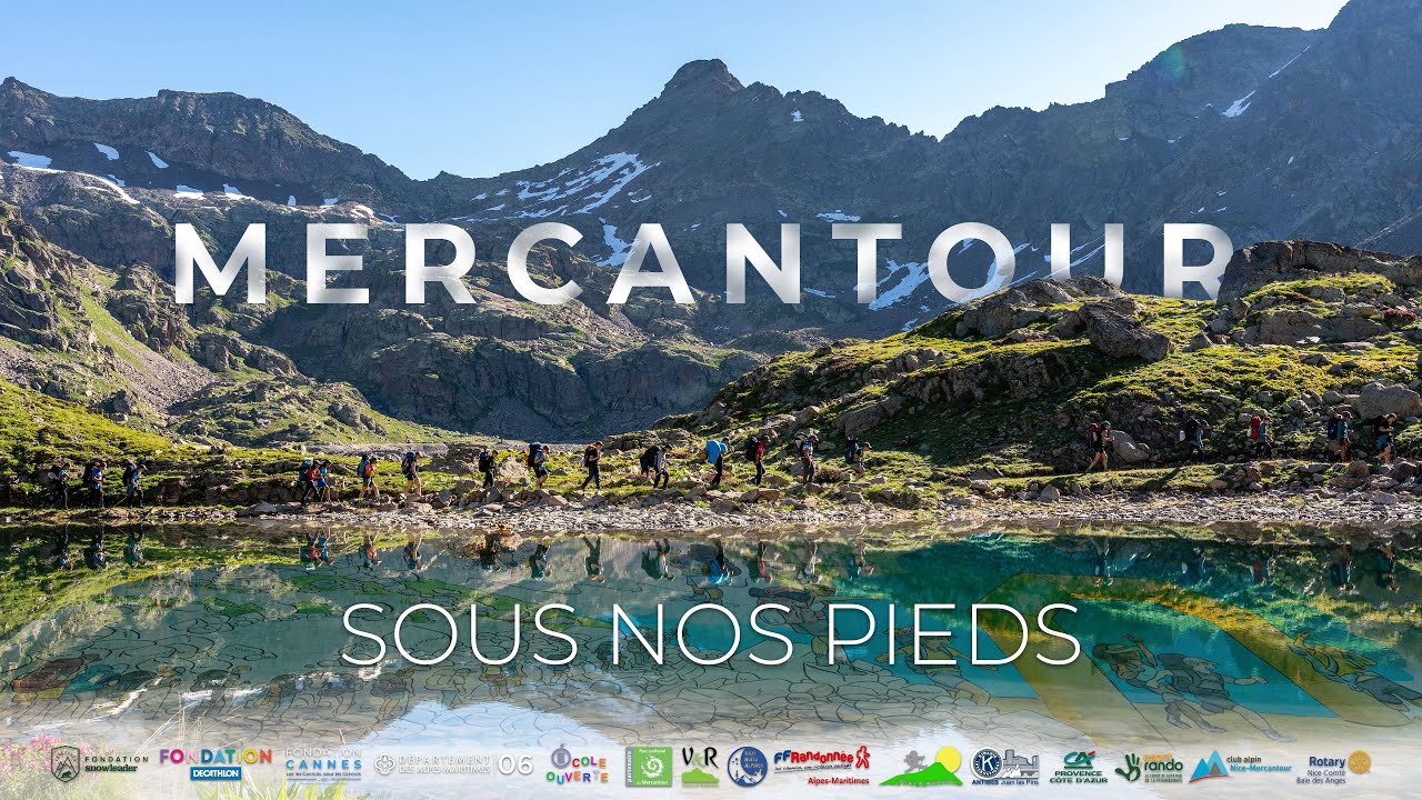 Projection en plein-air : Le Mercantour sous nos pieds