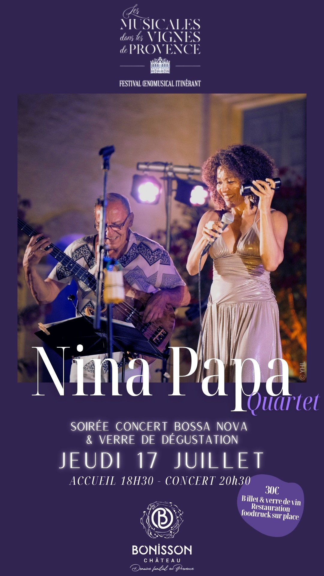 Les Musicales dans les Vignes - Nina Papa Quartet  Bossa Nova
