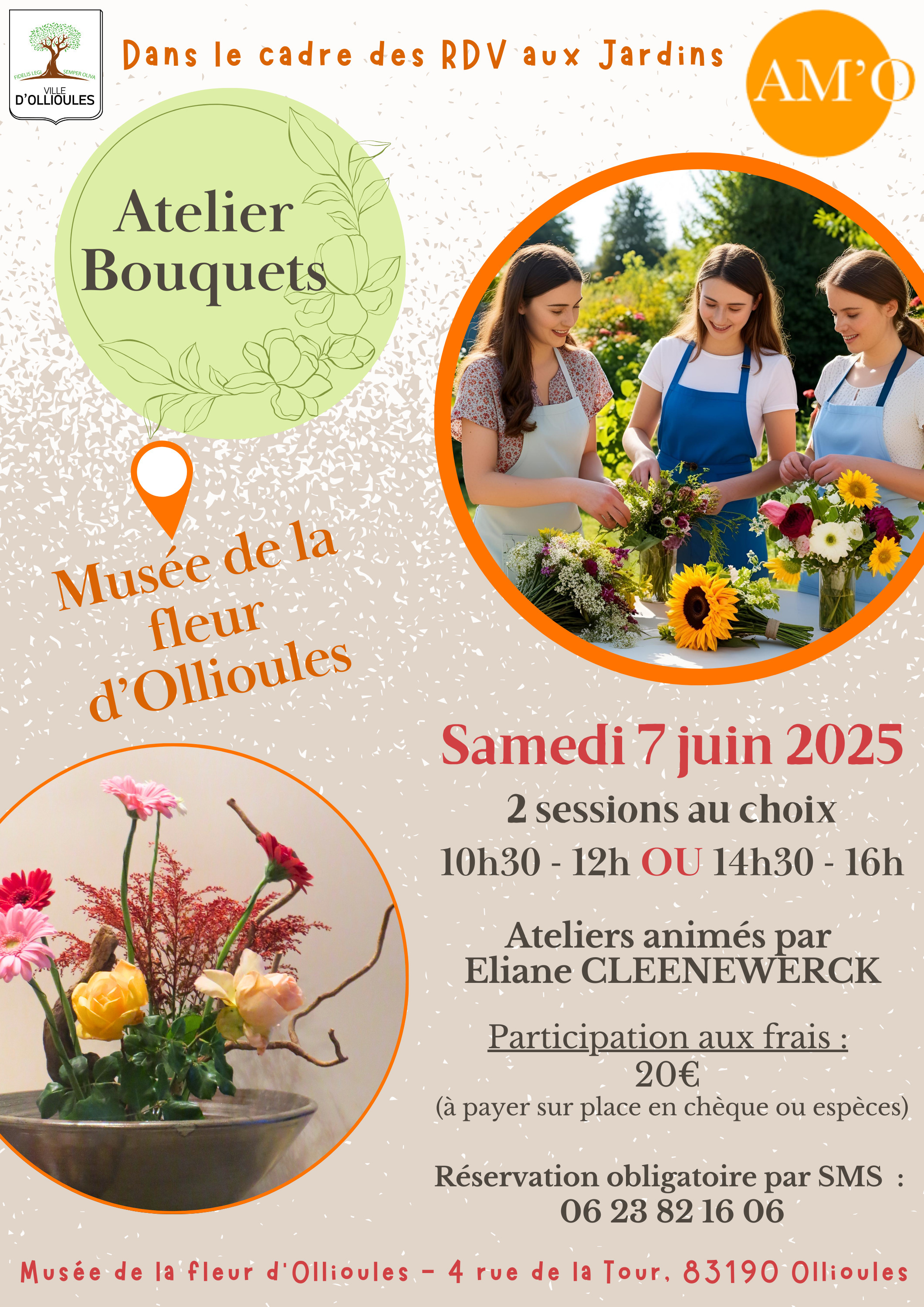Ateliers bouquets de l'AM'O
