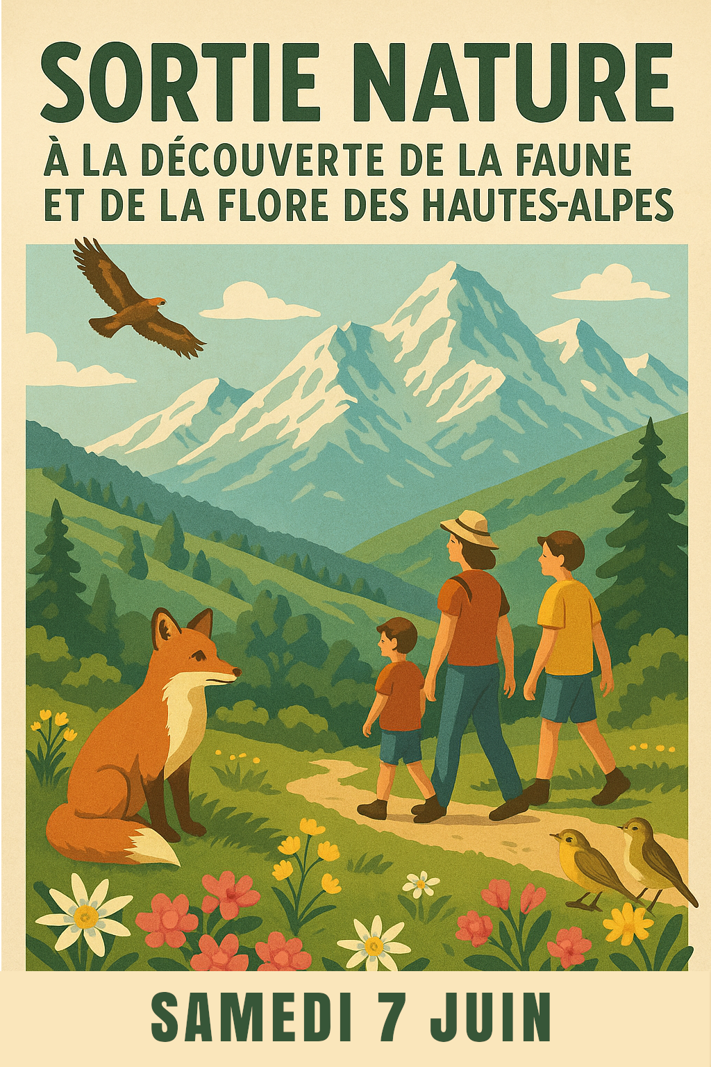 Sortie nature : dcouverte de la faune et flore des Hautes-Alpes