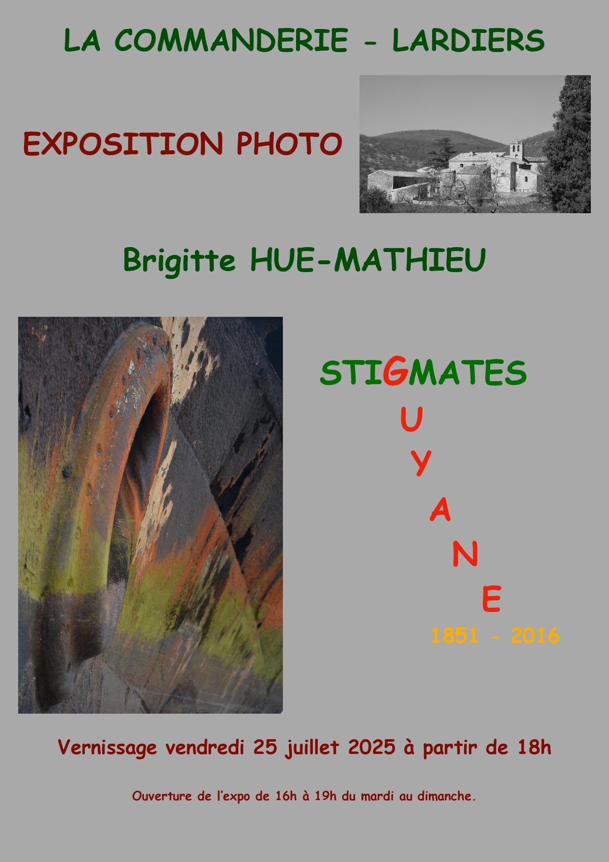 Stigmates Guyane 1851-2016 - Brigitte Reynaud  la Commanderie