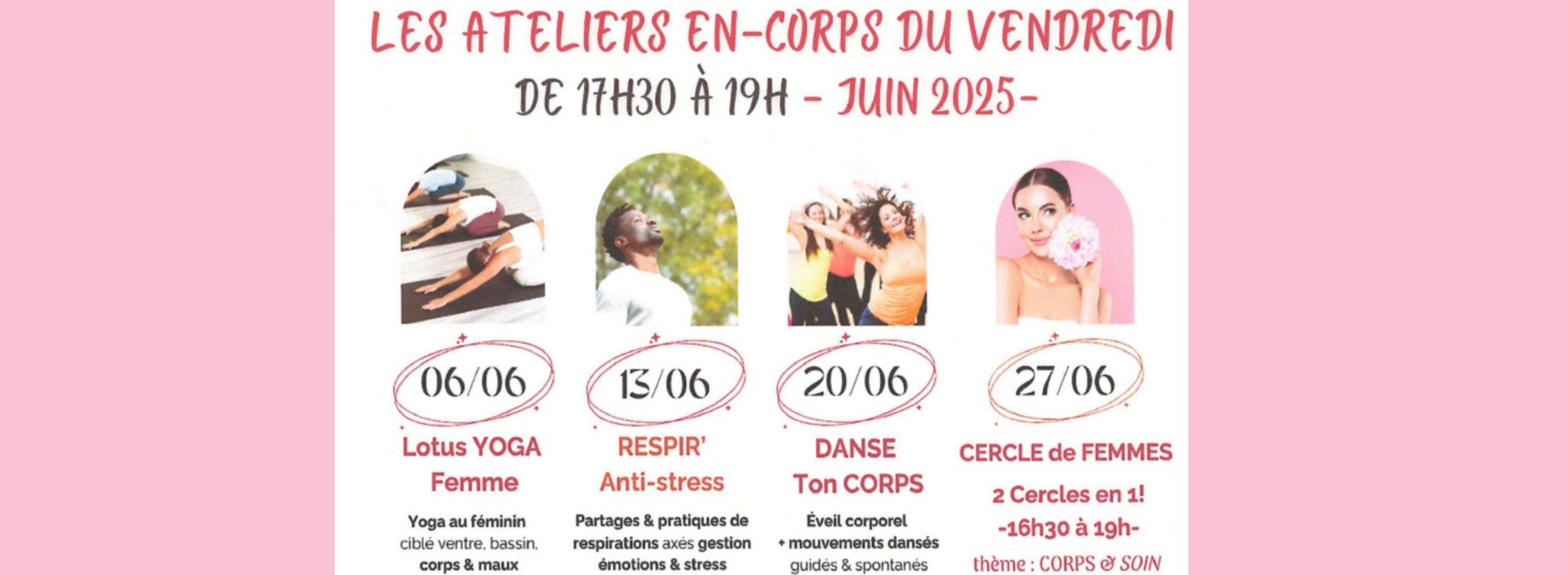 Les Ateliers en-corps du vendredi