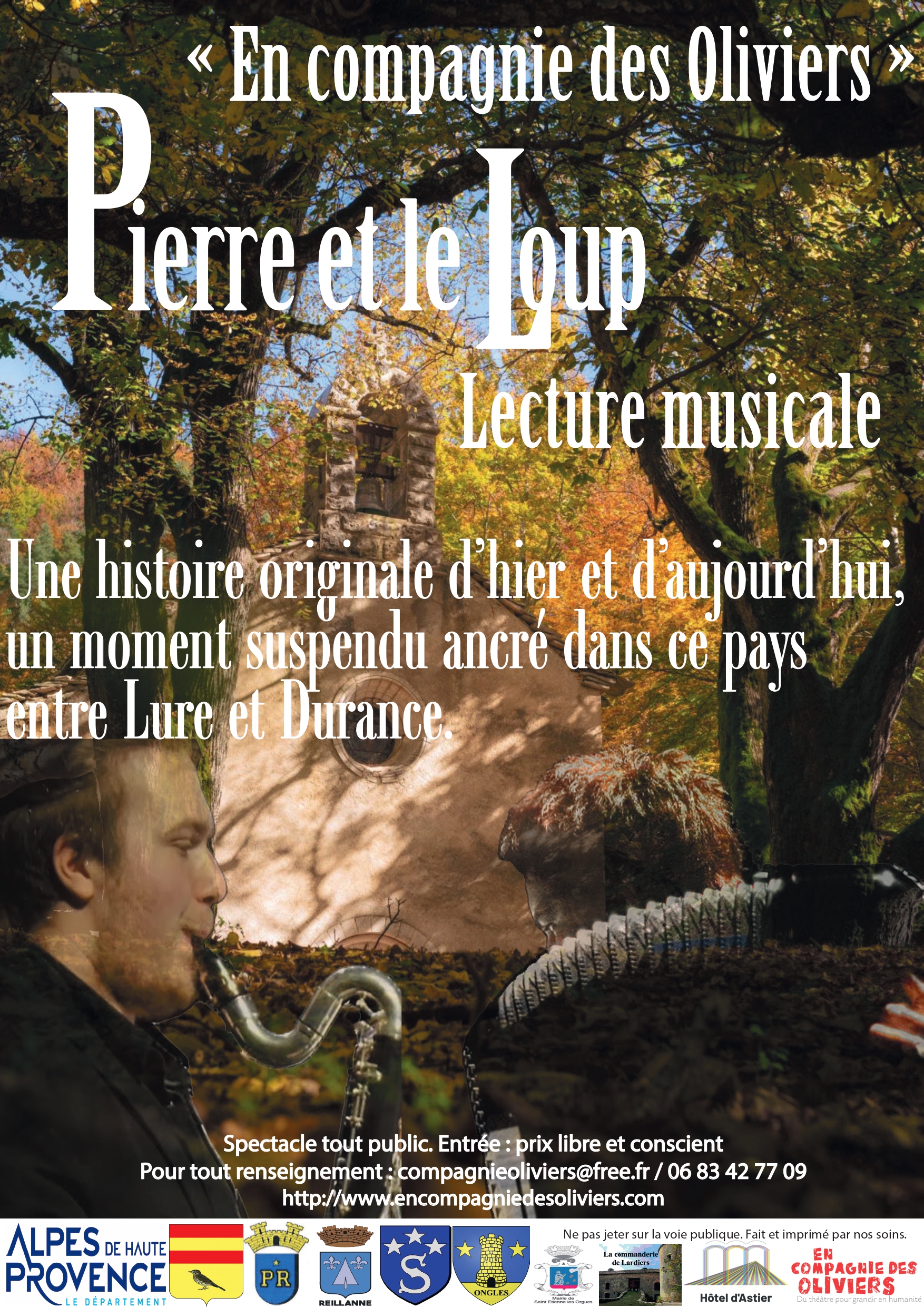 Spectacle   Pierre et le loup  : Lecture en musique