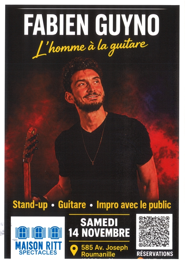 Stand Up Fabien Guyno l'Homme � la Guitare