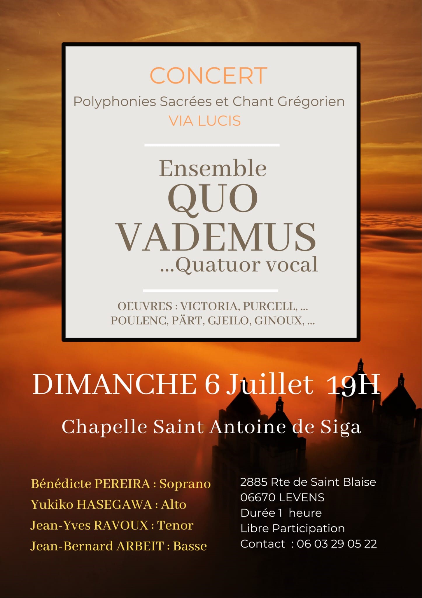 Concert de musique sacre