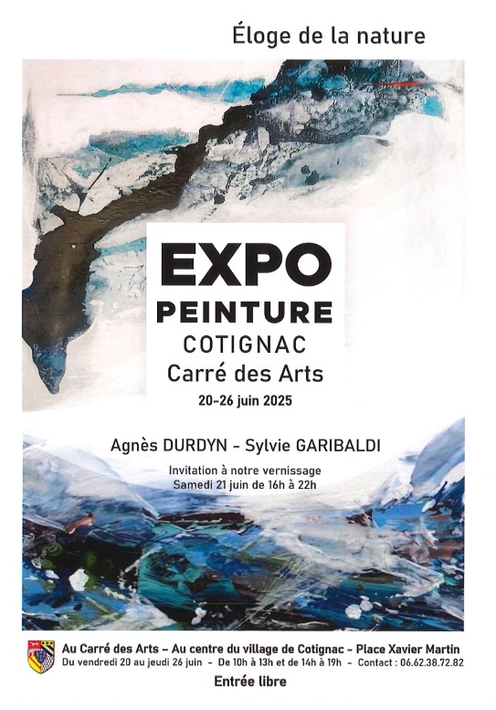 Vernissage de l'exposition : Eloge  la nature - peinture