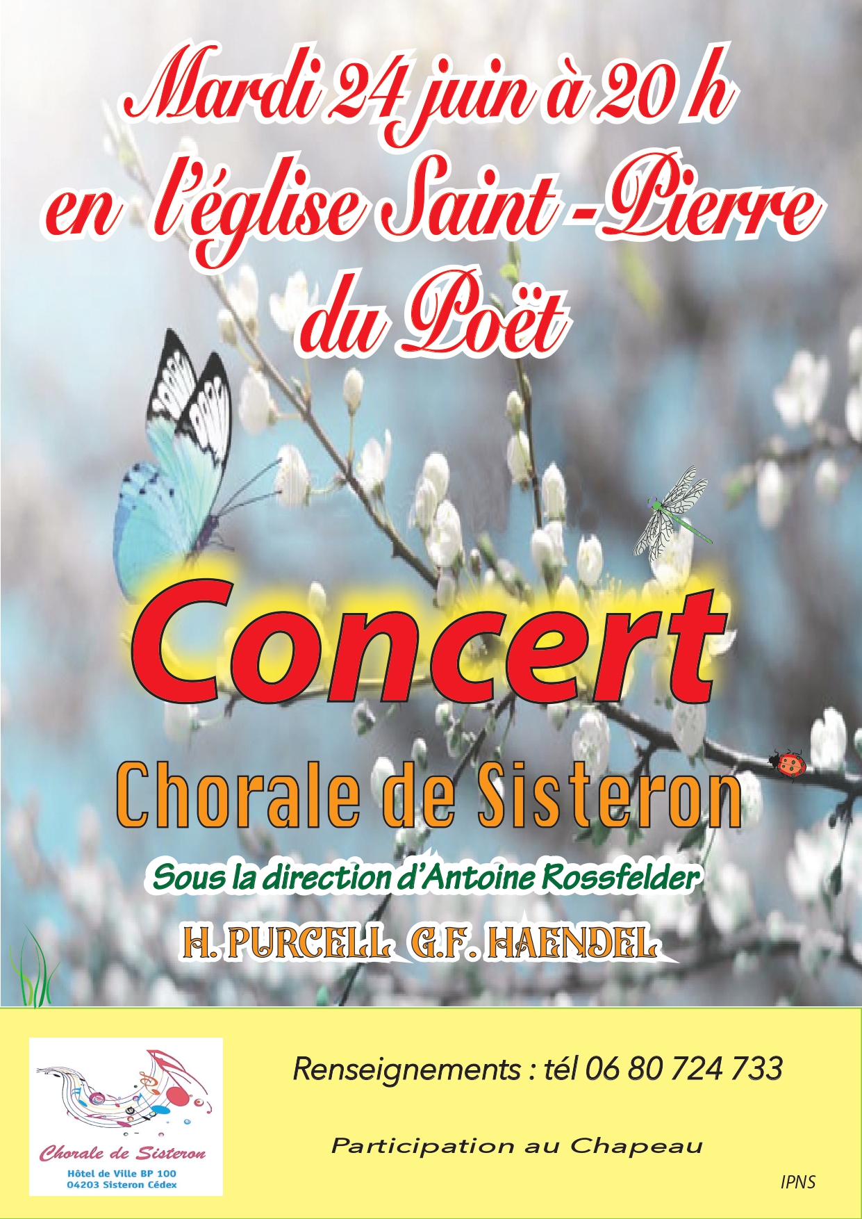 Concert de la Chorale de Sisteron