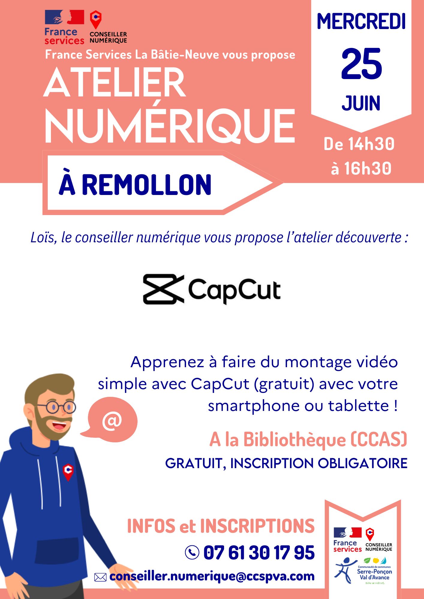 Atelier numrique  Remollon