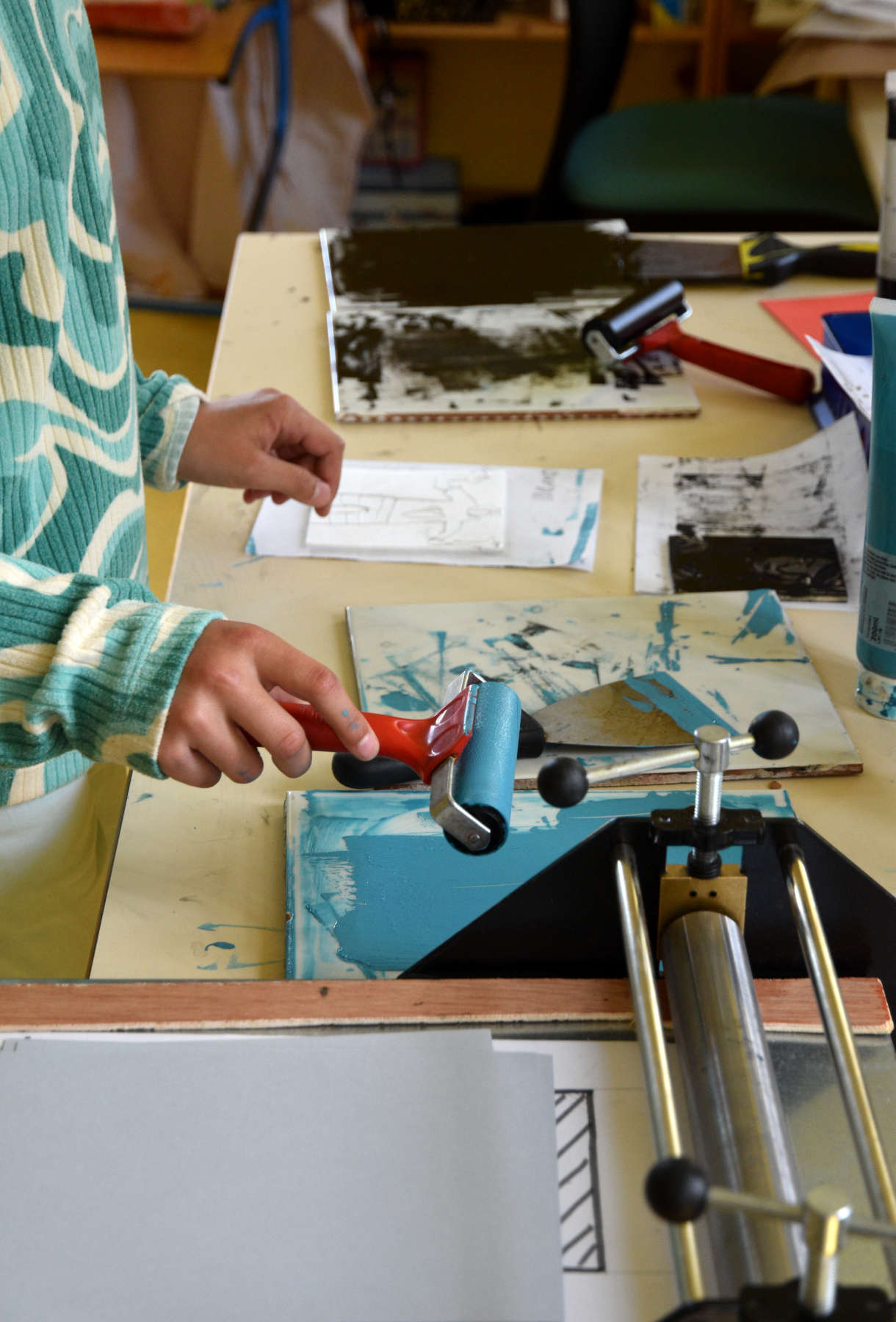 Exposition de linogravures