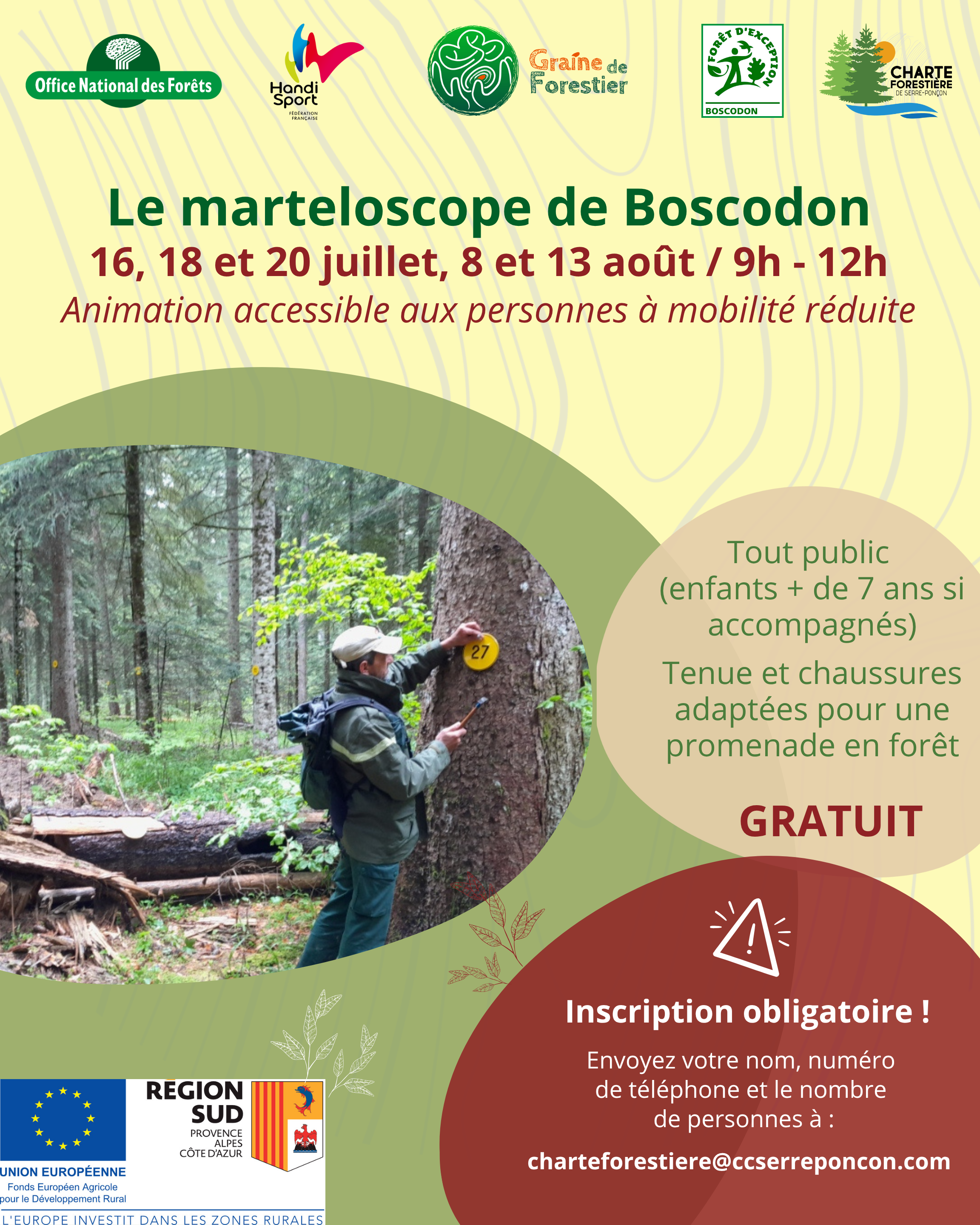 Graine de forestier, le marteloscope de Boscodon