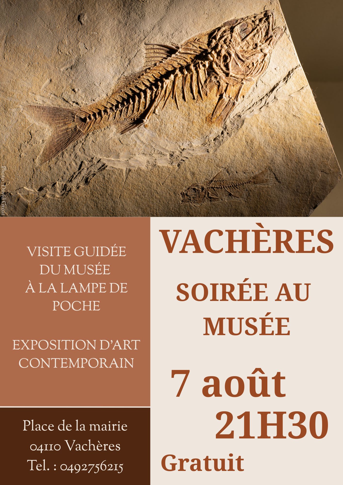 Visite nocturne du muse  Vachres
