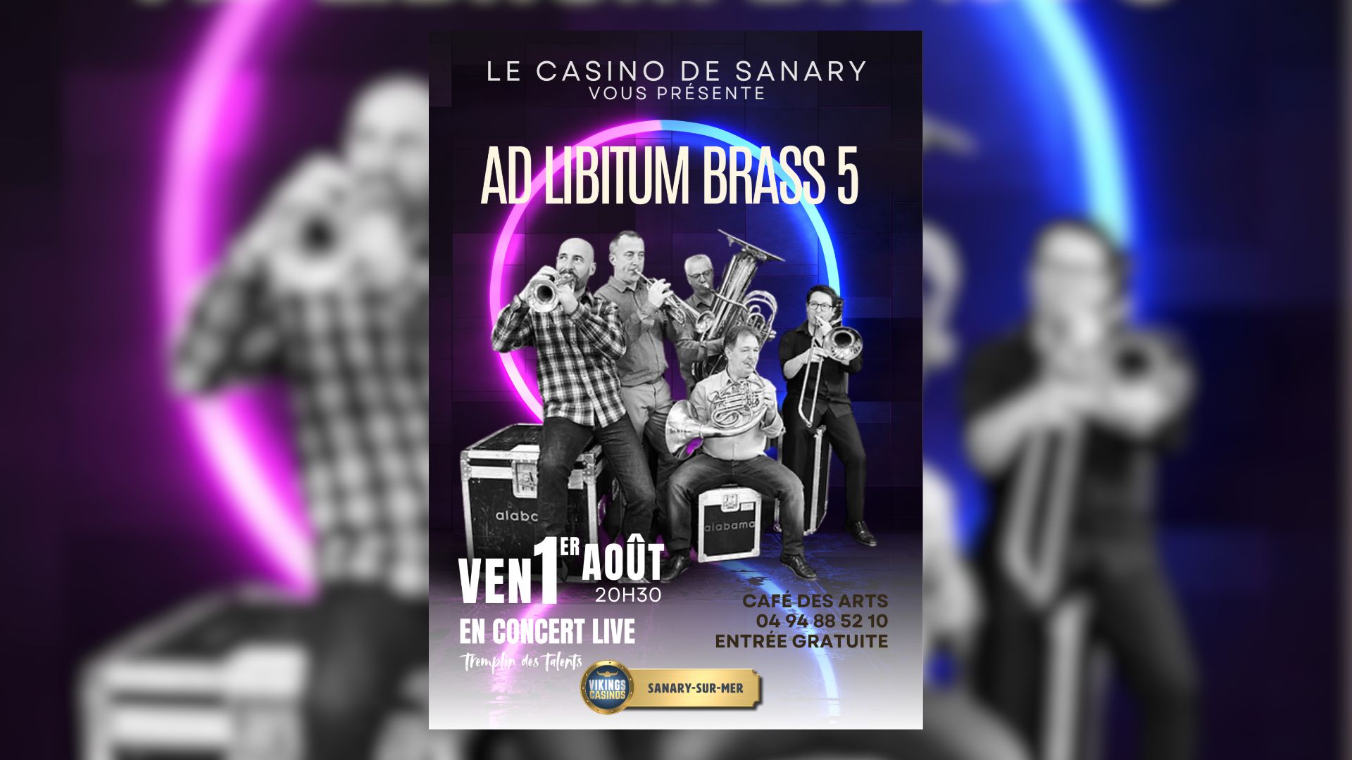 Concert live : Ad Libitum Brass 5