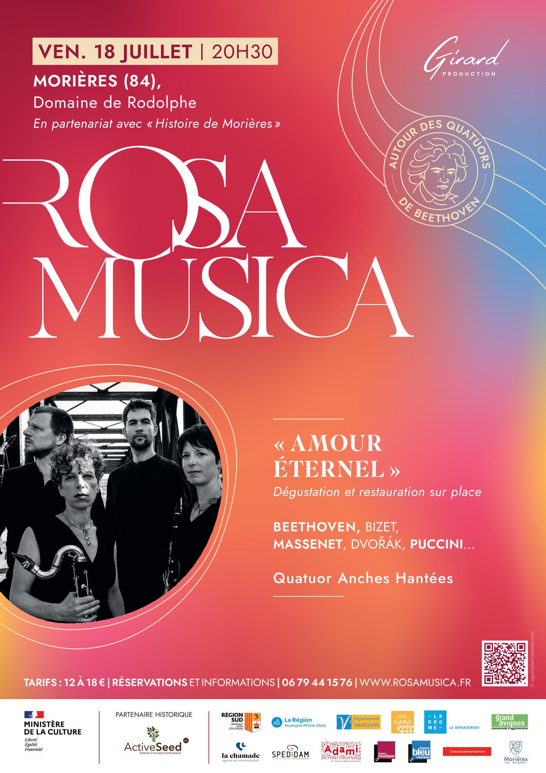 Festival Rosa Musica au domaine de Rodolphe