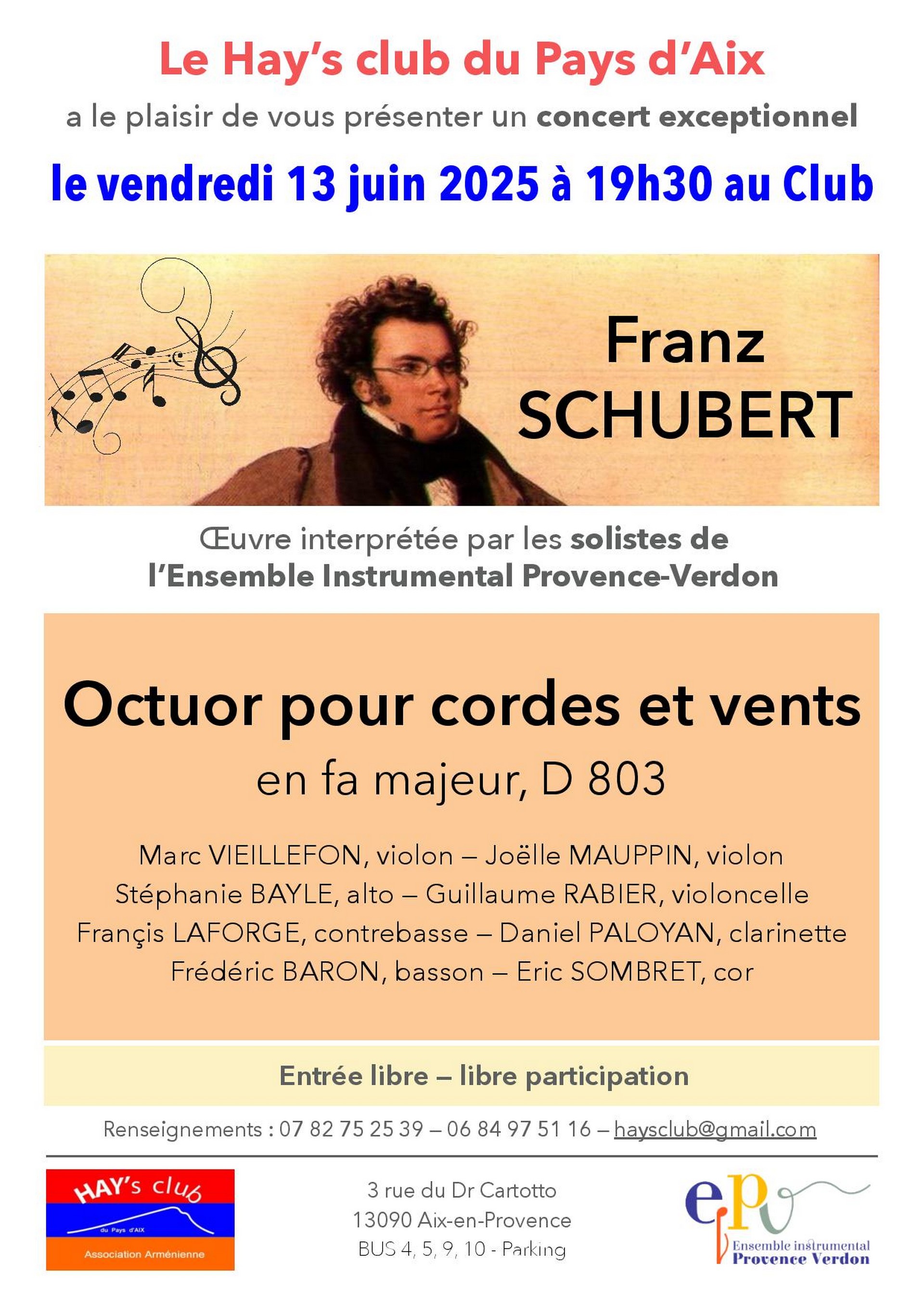 Octuor pour cordes et vents