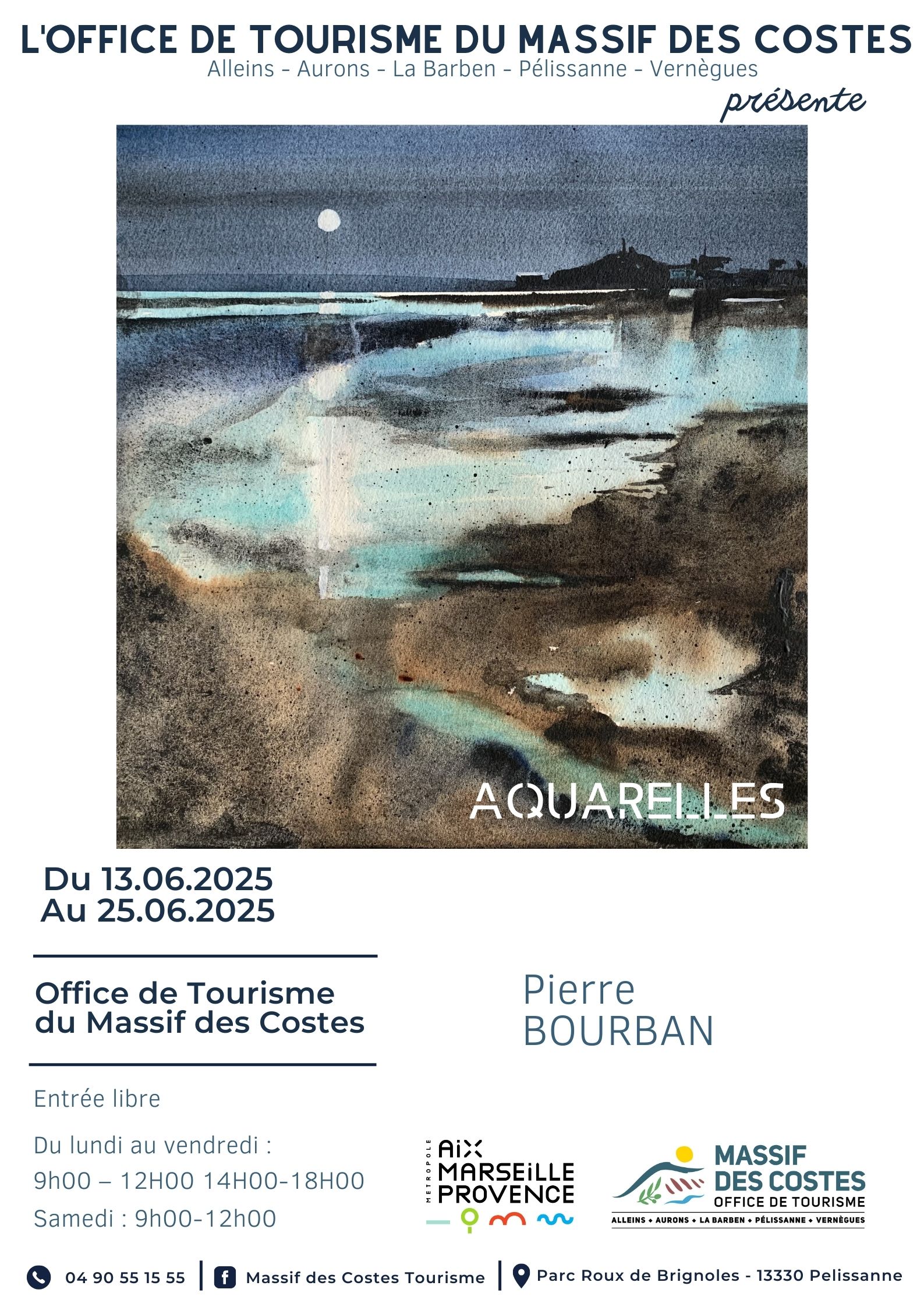 Aquarelles : exposition de Pierre Bourban