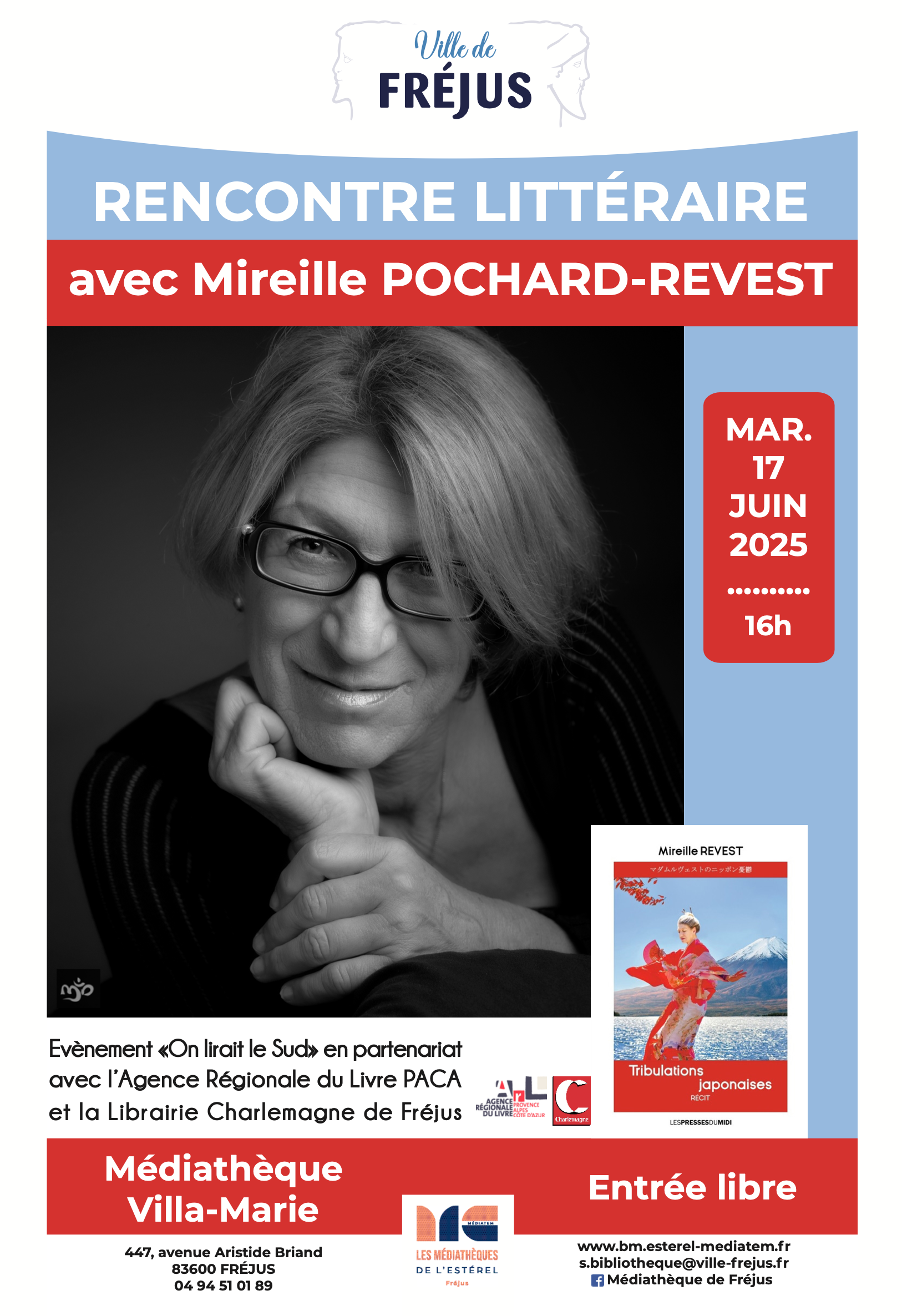 Rencontre littraire avec Mireille POCHARD-REVEST
