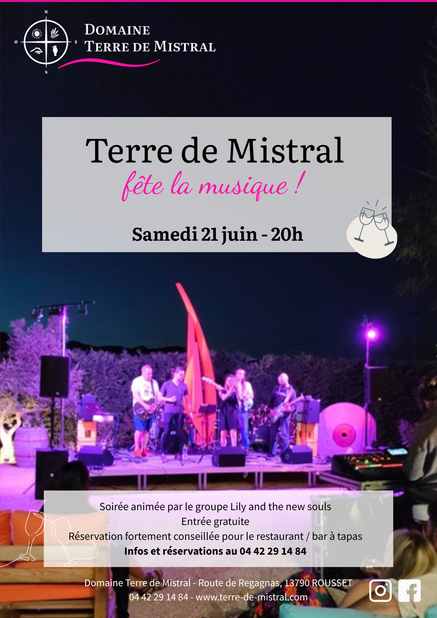 Le Domaine Terre de Mistral fte la musique !