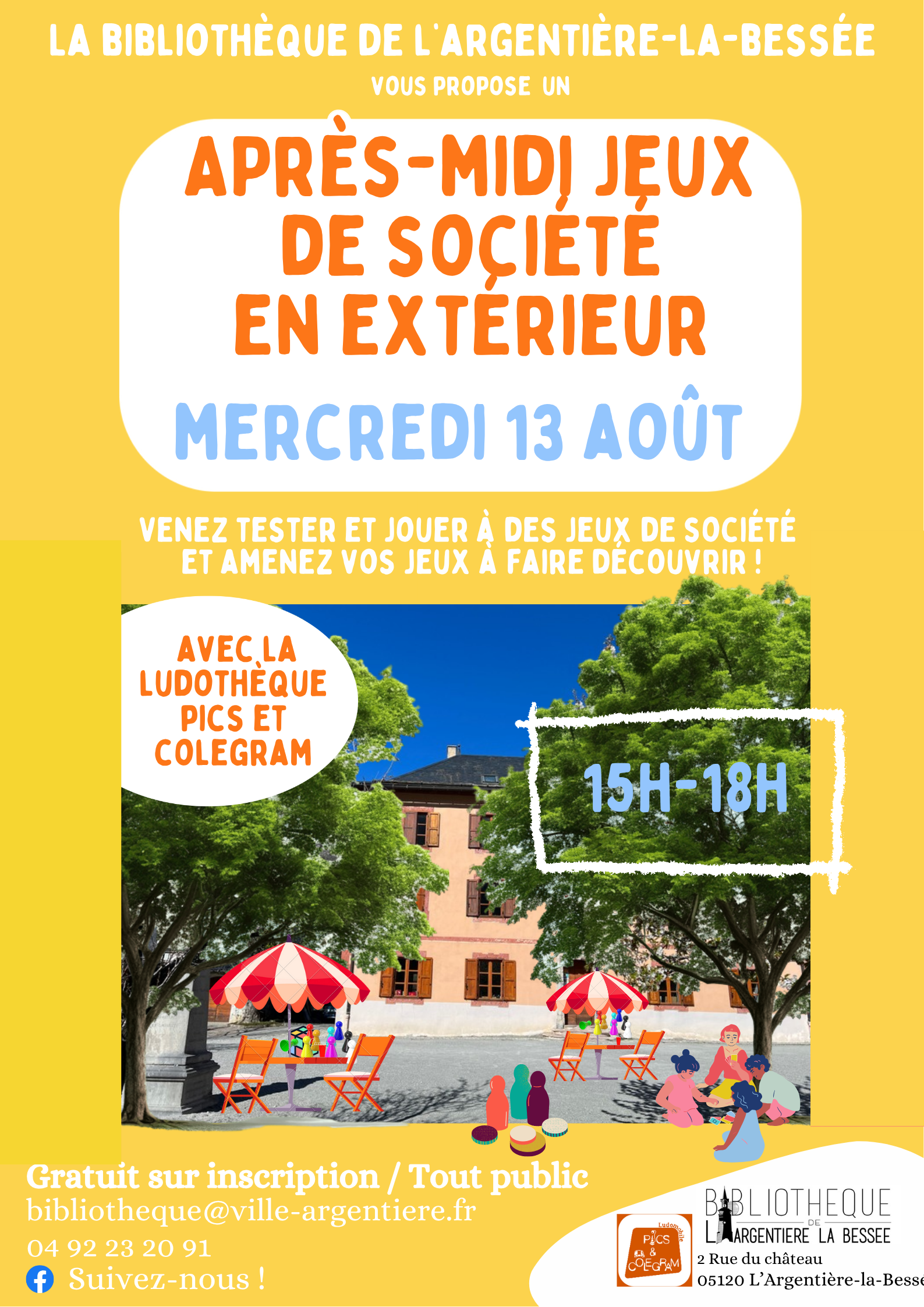 Aprs-midi jeux de socit en extrieur