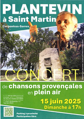 Concert : Plantevin  Saint Martin