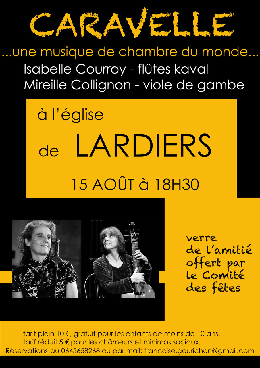 Concert  Duo Caravelle : une musique de chambre du monde